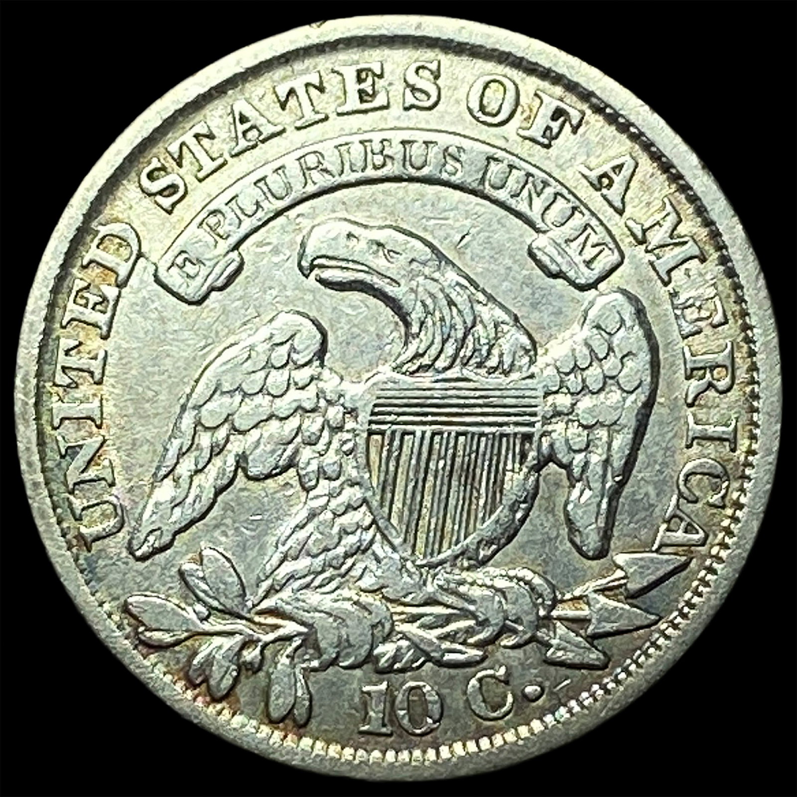 1833 Capped Bust Dime CLOSELY UNCIRCULATED - 2