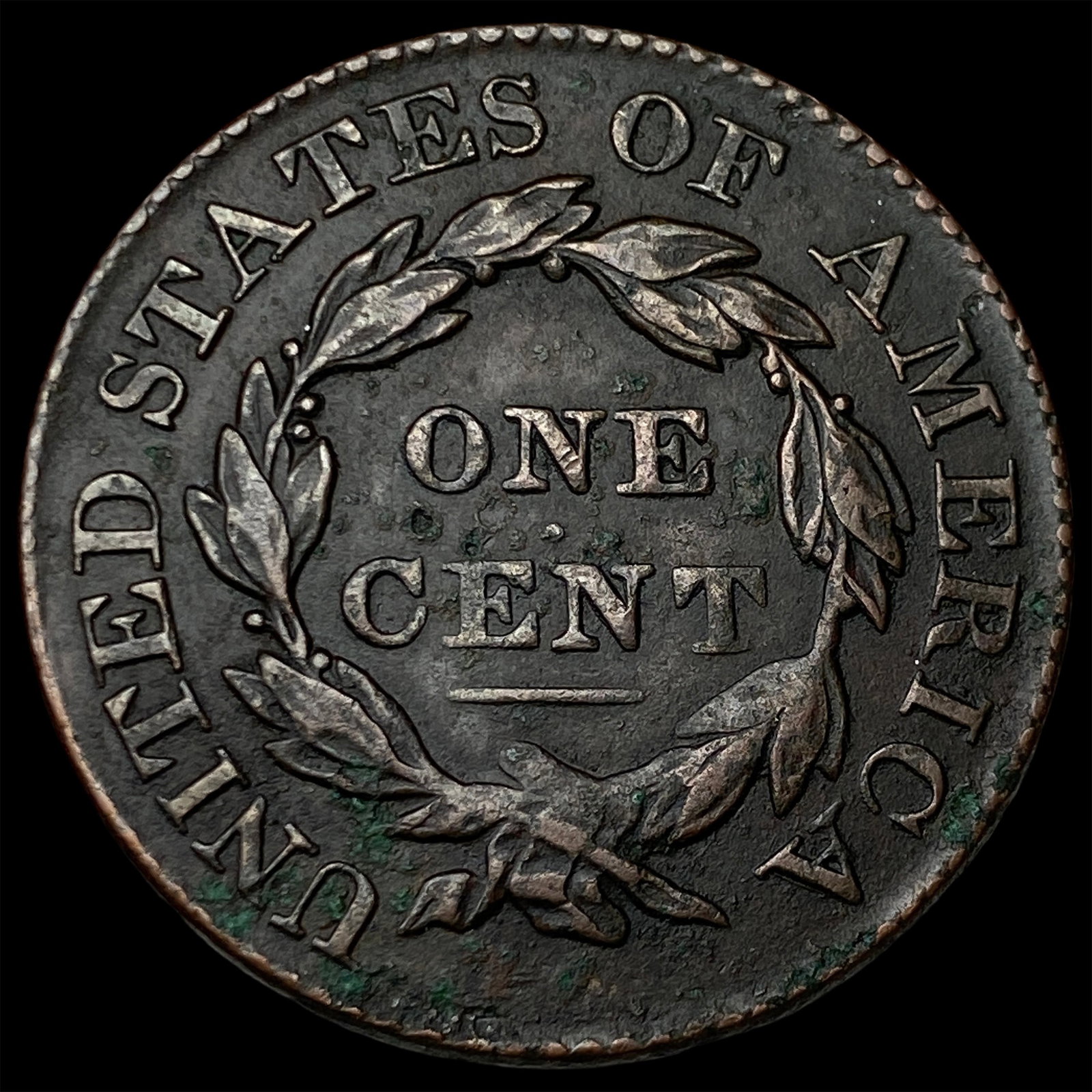 1827 Coronet Head Large Cent CLOSELY UNCIRCULATED - 2