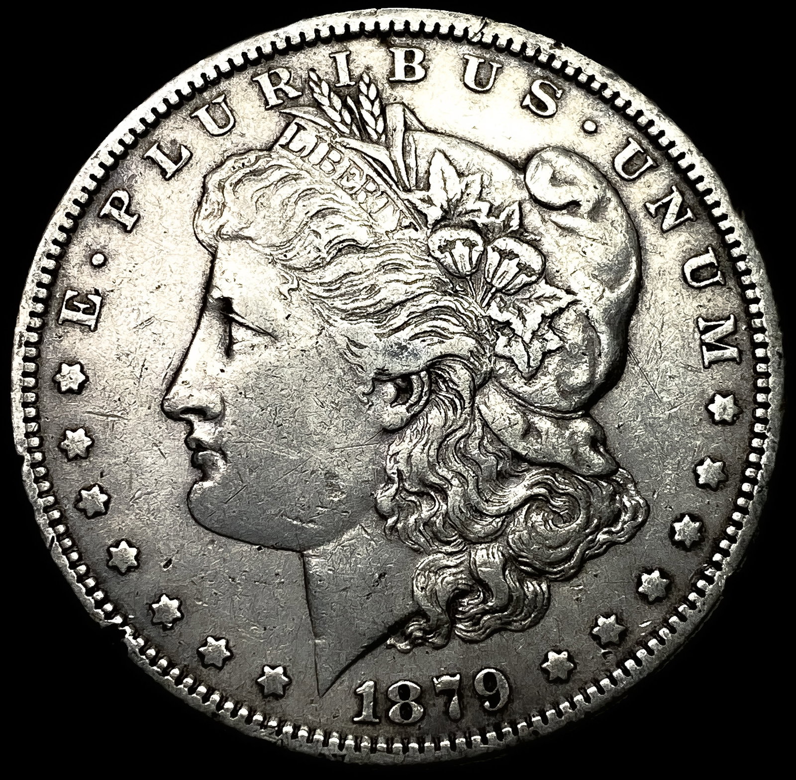 1879-O Morgan Silver Dollar CLOSELY UNCIRCULATED: 1879-O Morgan Silver Dollar CLOSELY UNCIRCULATED