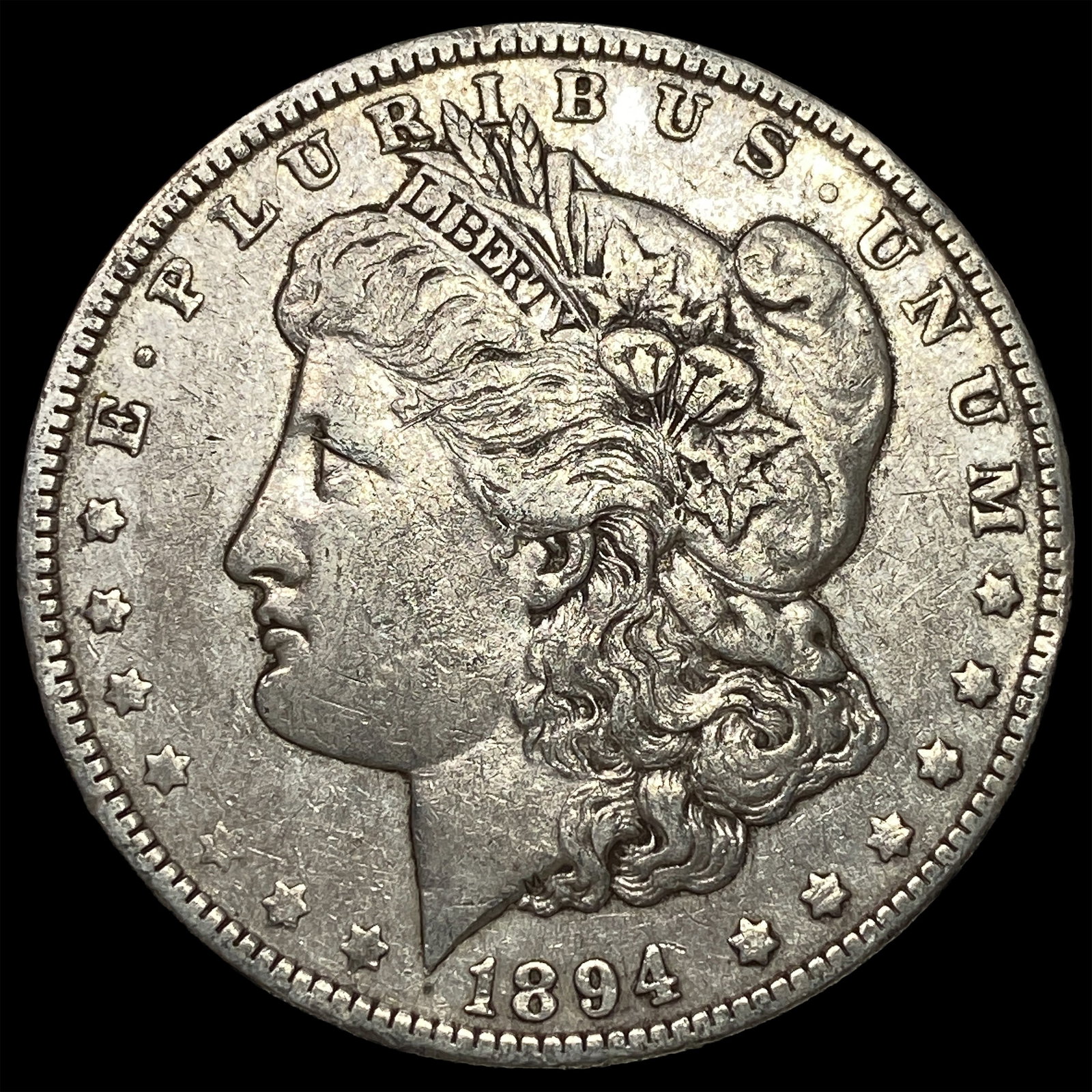 1894-O Silver Morgan Dollar NEARLY UNCIRCULATED: 1894-O Silver Morgan Dollar NEARLY UNCIRCULATED