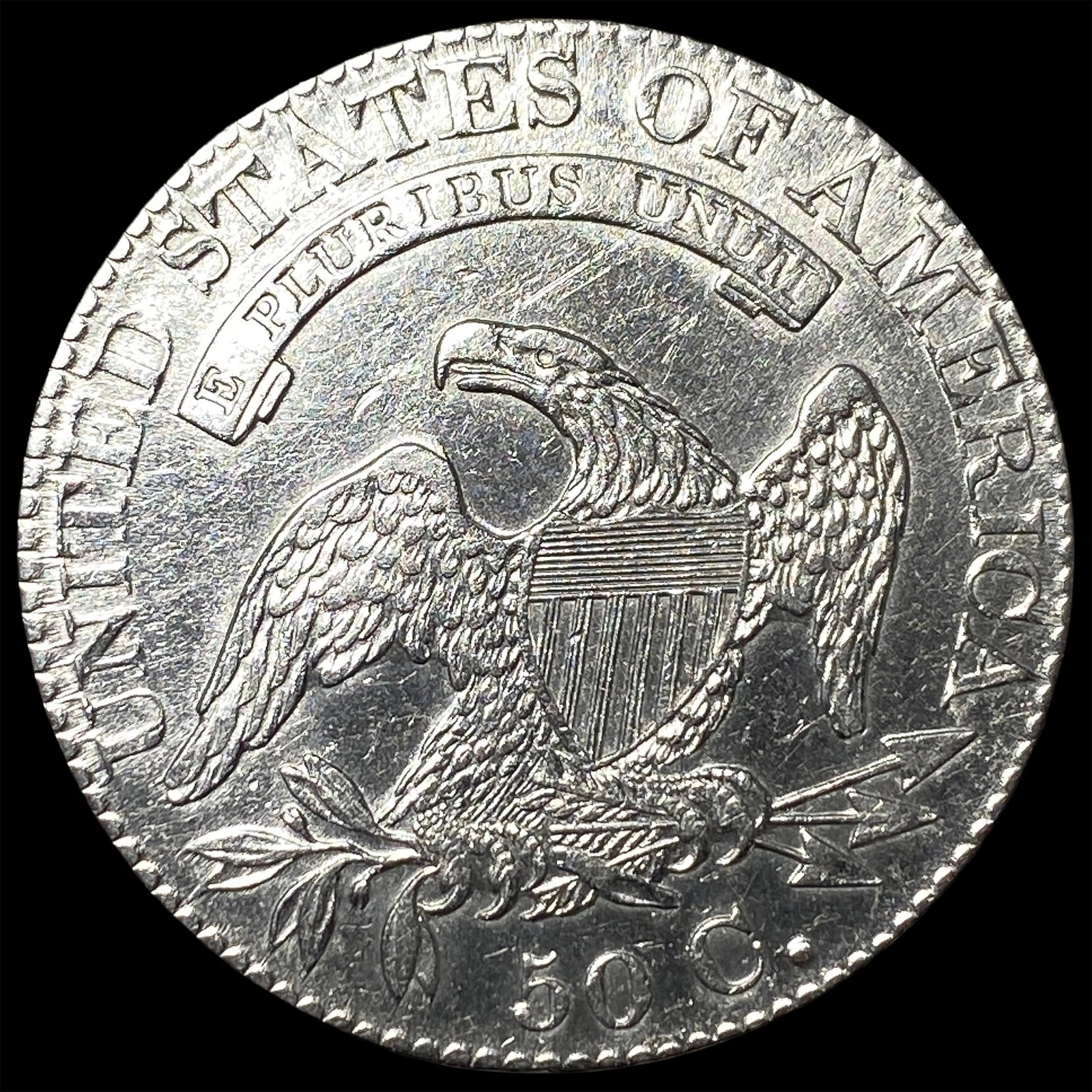 1826 Capped Bust Half Dollar CLOSELY UNCIRCULATED - 2