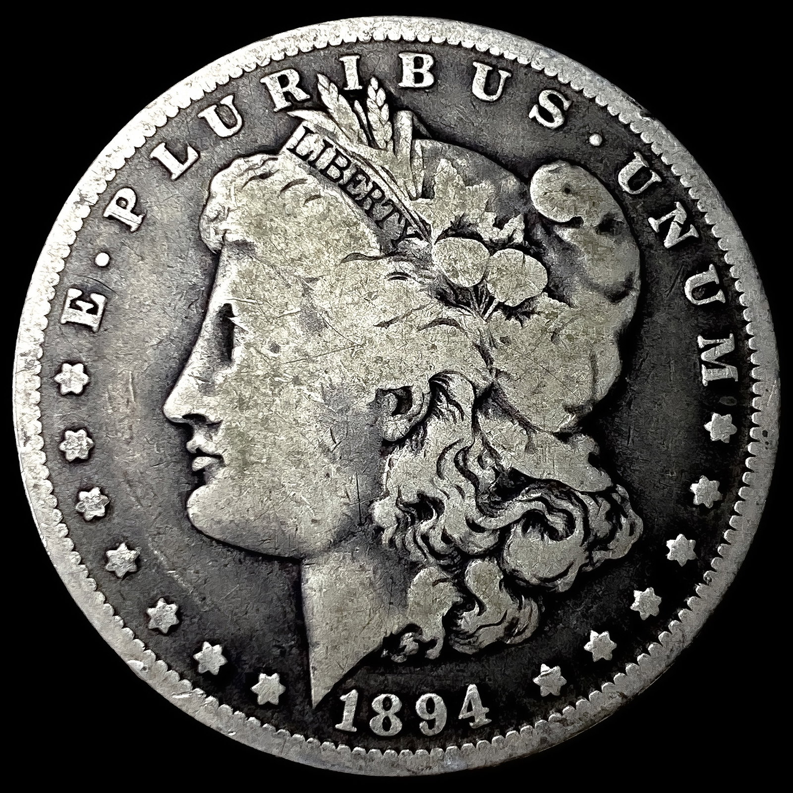 1894-O Silver Morgan Dollar NICELY CIRCULATED: 1894-O Silver Morgan Dollar NICELY CIRCULATED