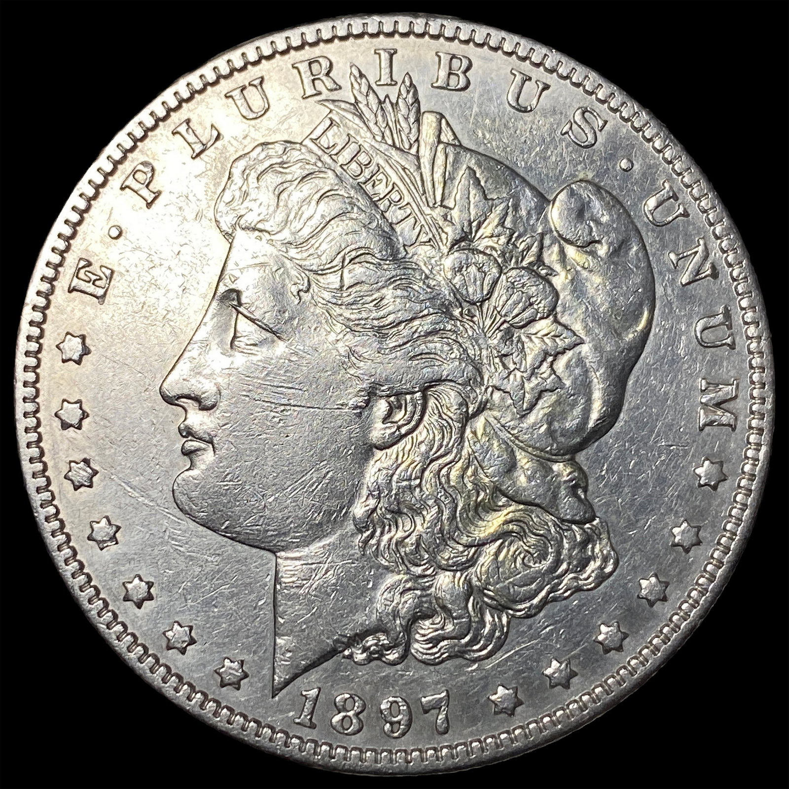 1897-O Silver Morgan Dollar ABOUT UNCIRCULATED: 1897-O Silver Morgan Dollar ABOUT UNCIRCULATED