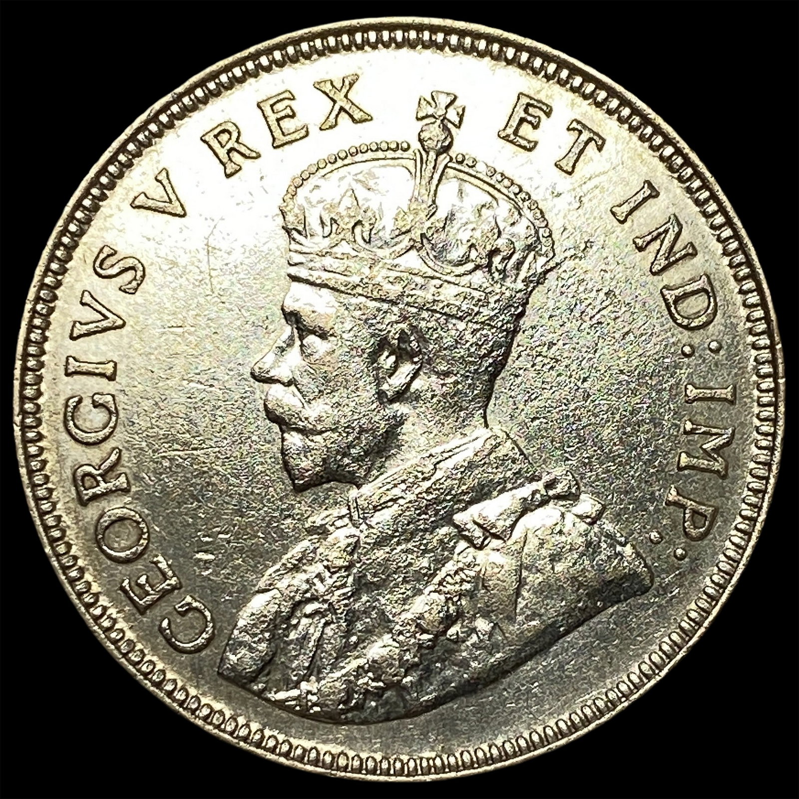 1925 East Africa Silver Shilling CHOICE AU: 1925 East Africa Silver Shilling CHOICE AU