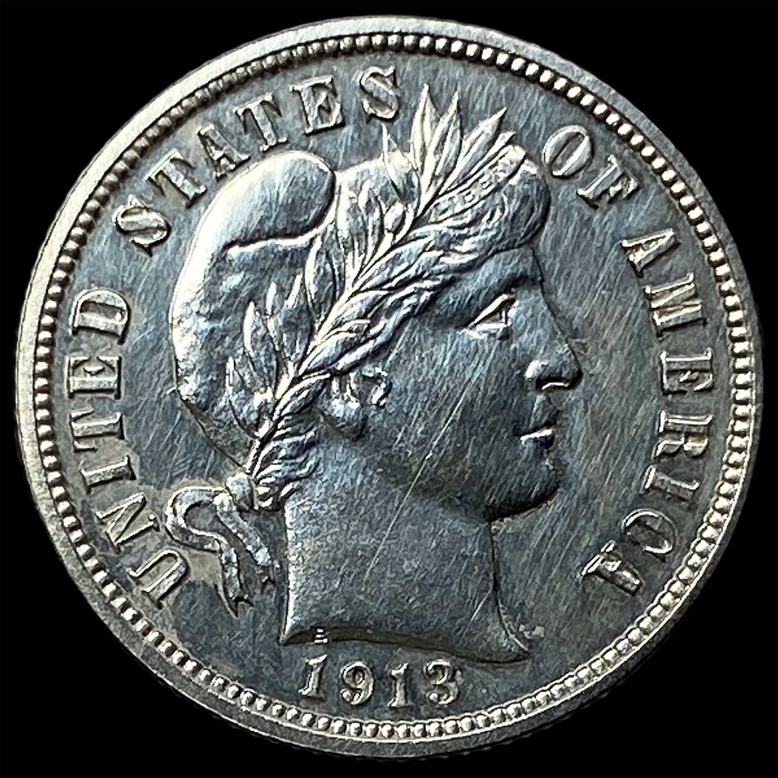 1913 Silver Barber Dime GEM PROOF (1 of 2)