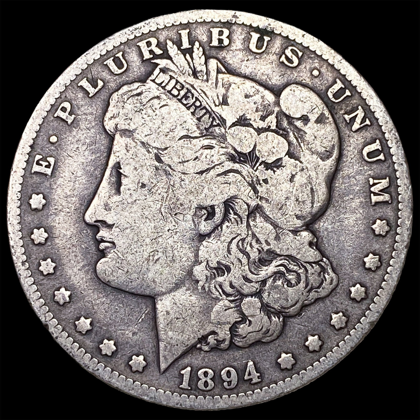 1894-O Silver Morgan Dollar LIGHTLY CIRCULATED: 1894-O Silver Morgan Dollar LIGHTLY CIRCULATED