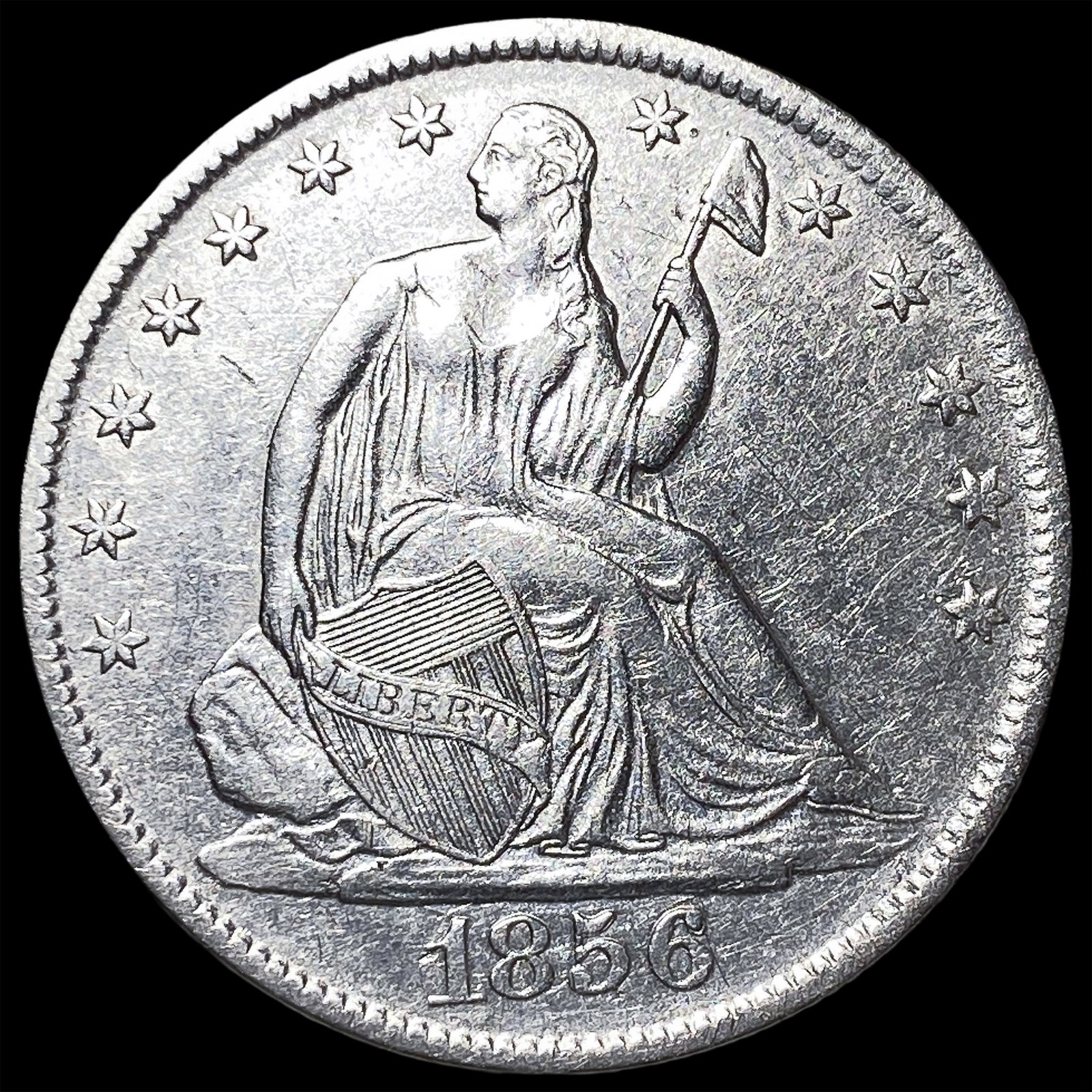 1856-O Seated Liberty Half Dollar UNCIRCULATED: 1856-O Seated Liberty Half Dollar UNCIRCULATED
