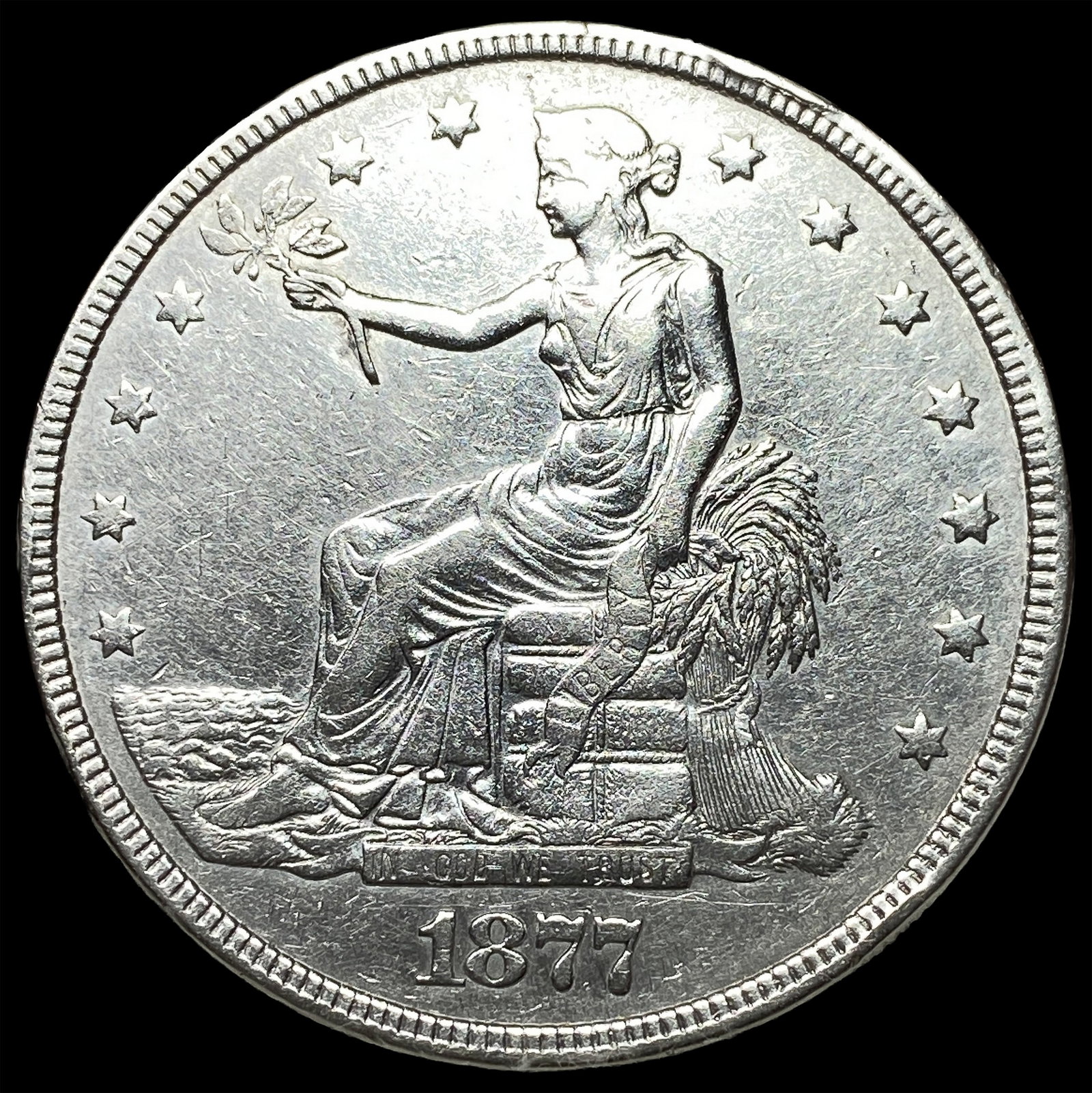 1877 Silver Trade Dollar UNCIRCULATED: 1877 Silver Trade Dollar UNCIRCULATED