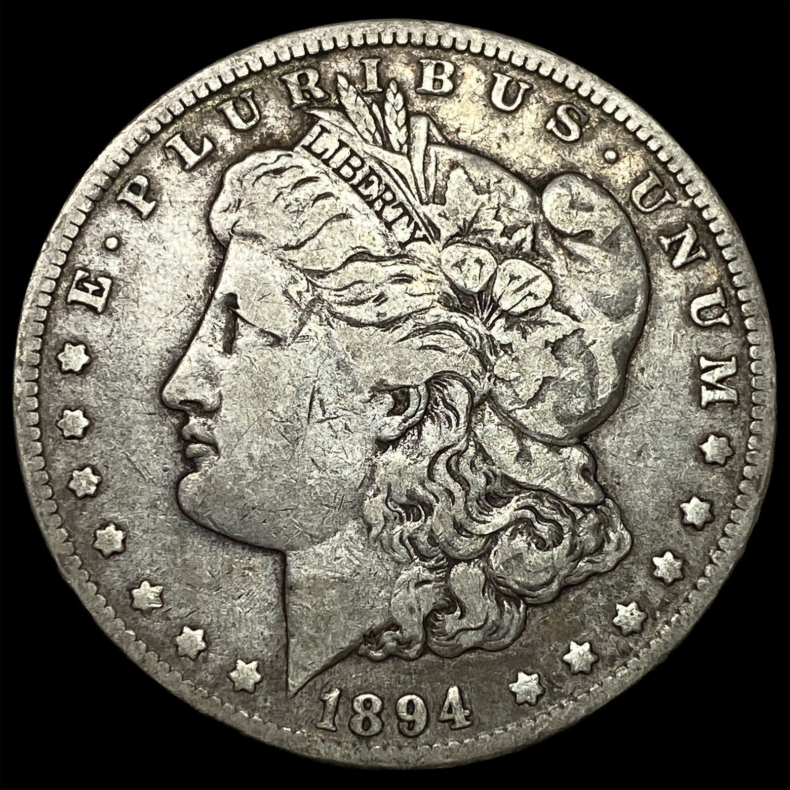 1894-O Silver Morgan Dollar LIGHTLY CIRCULATED