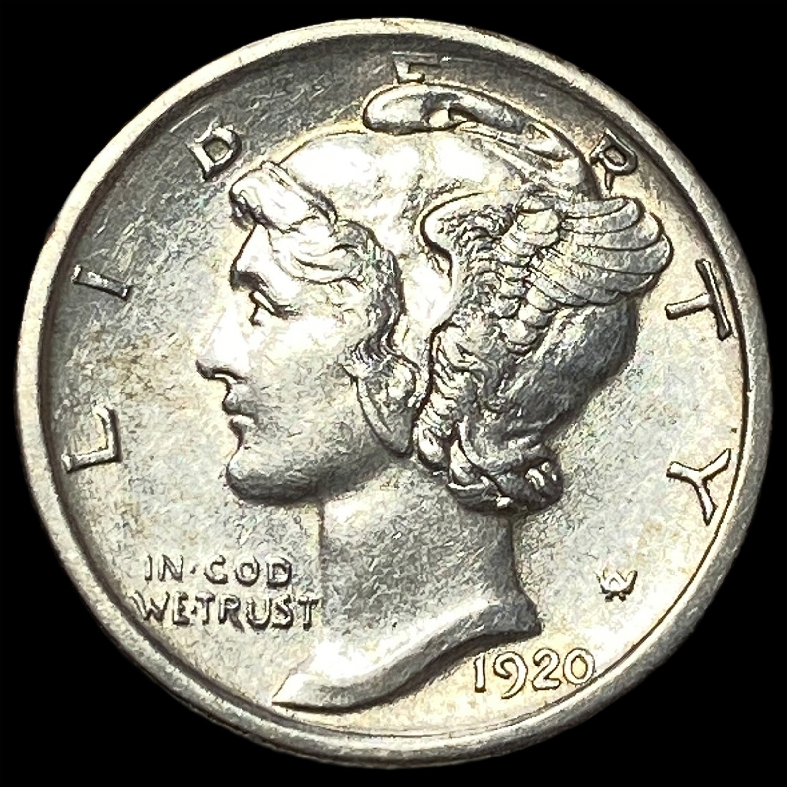 1920-D Silver Mercury Dime UNCIRCULATED: 1920-D Silver Mercury Dime UNCIRCULATED
