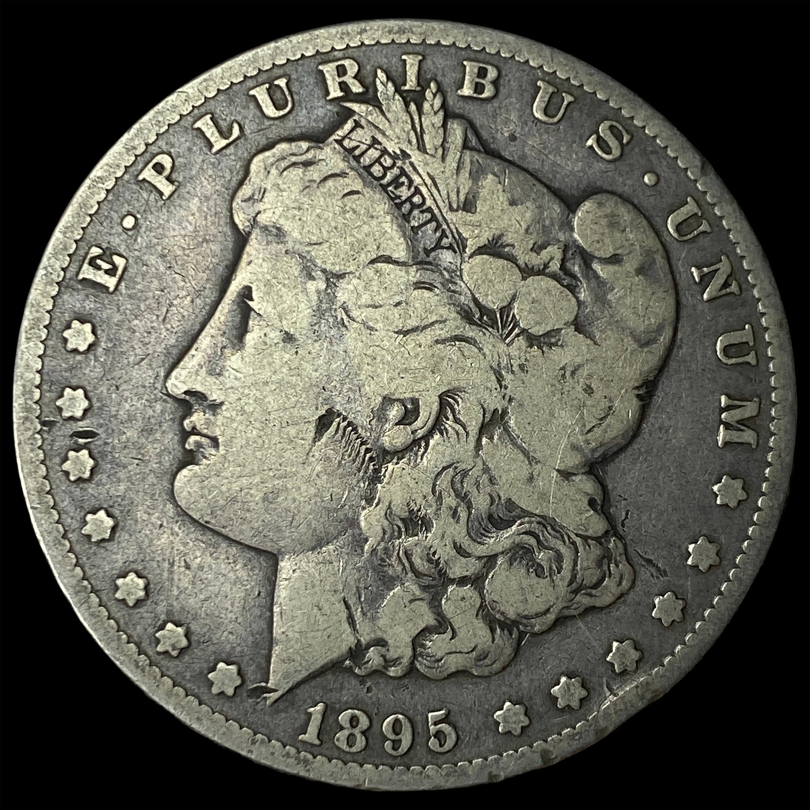 1895-S Silver Morgan Dollar LIGHTLY CIRCULATED: 1895-S Silver Morgan Dollar LIGHTLY CIRCULATED
