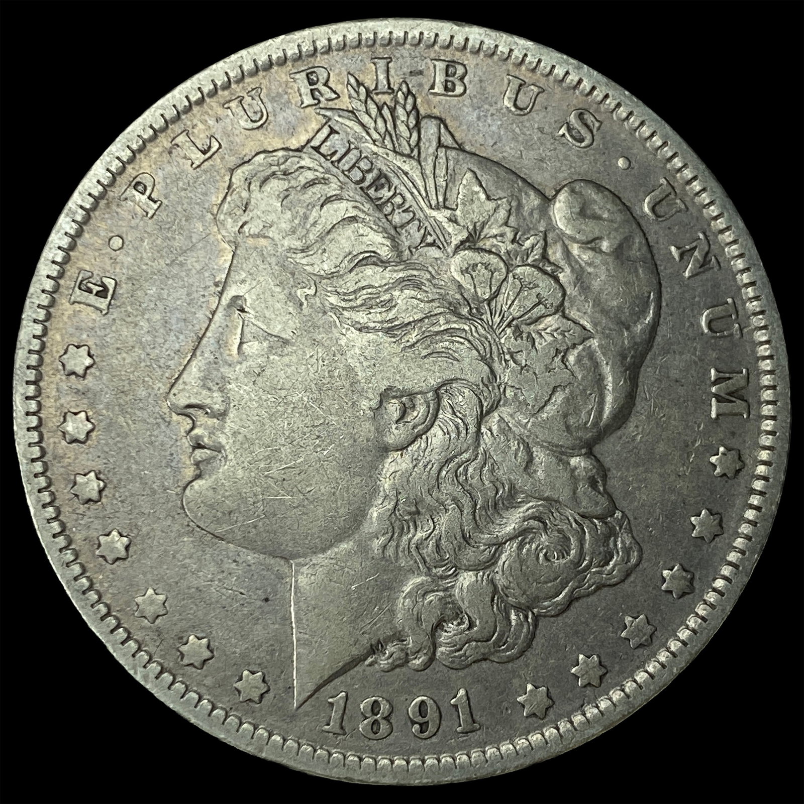 1891-O Silver Morgan Dollar LIGHTLY CIRCULATED: 1891-O Silver Morgan Dollar LIGHTLY CIRCULATED