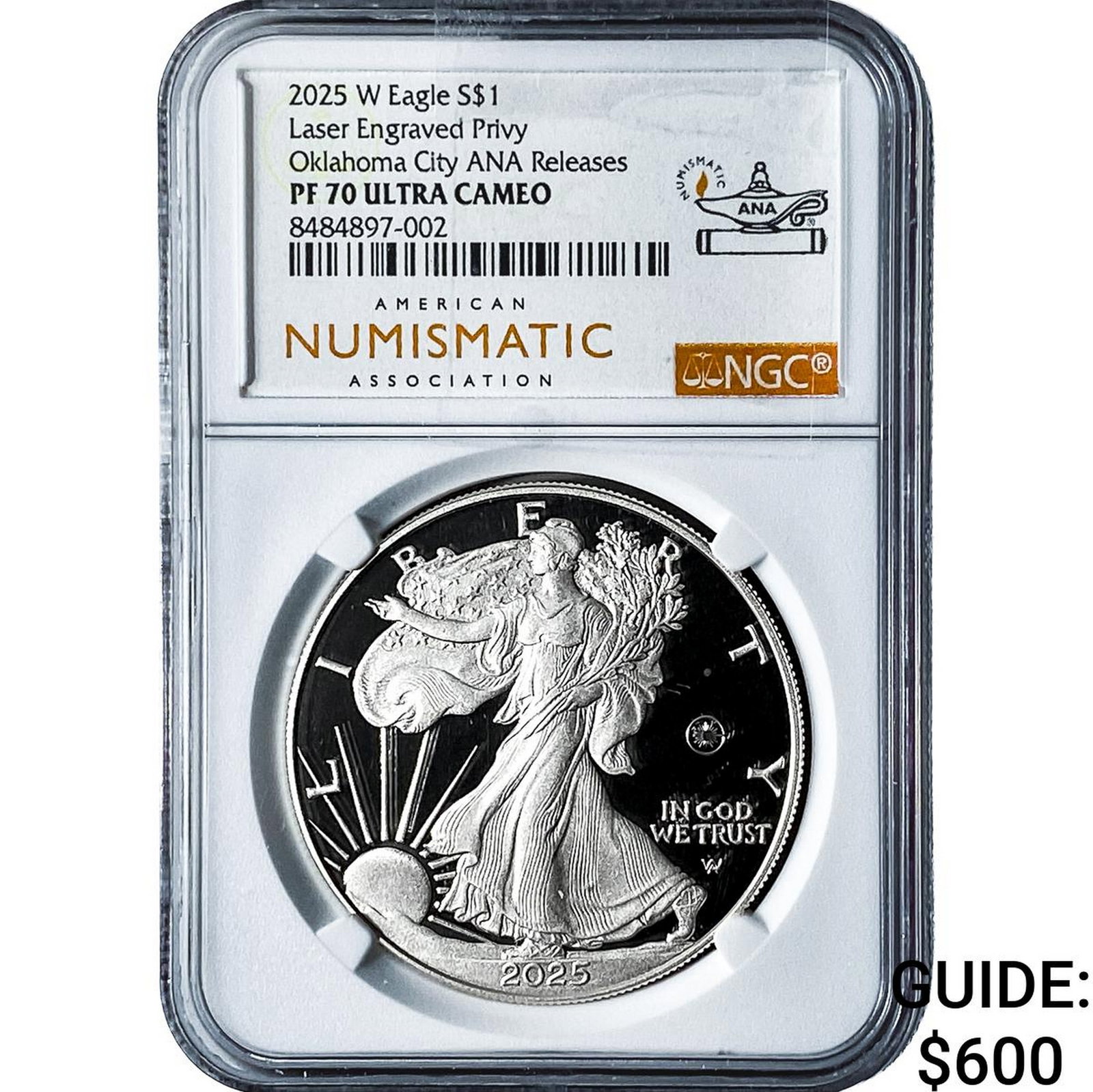 2025-W Silver Eagle NGC PF70 ANA Ultra Cameo (1 of 2)