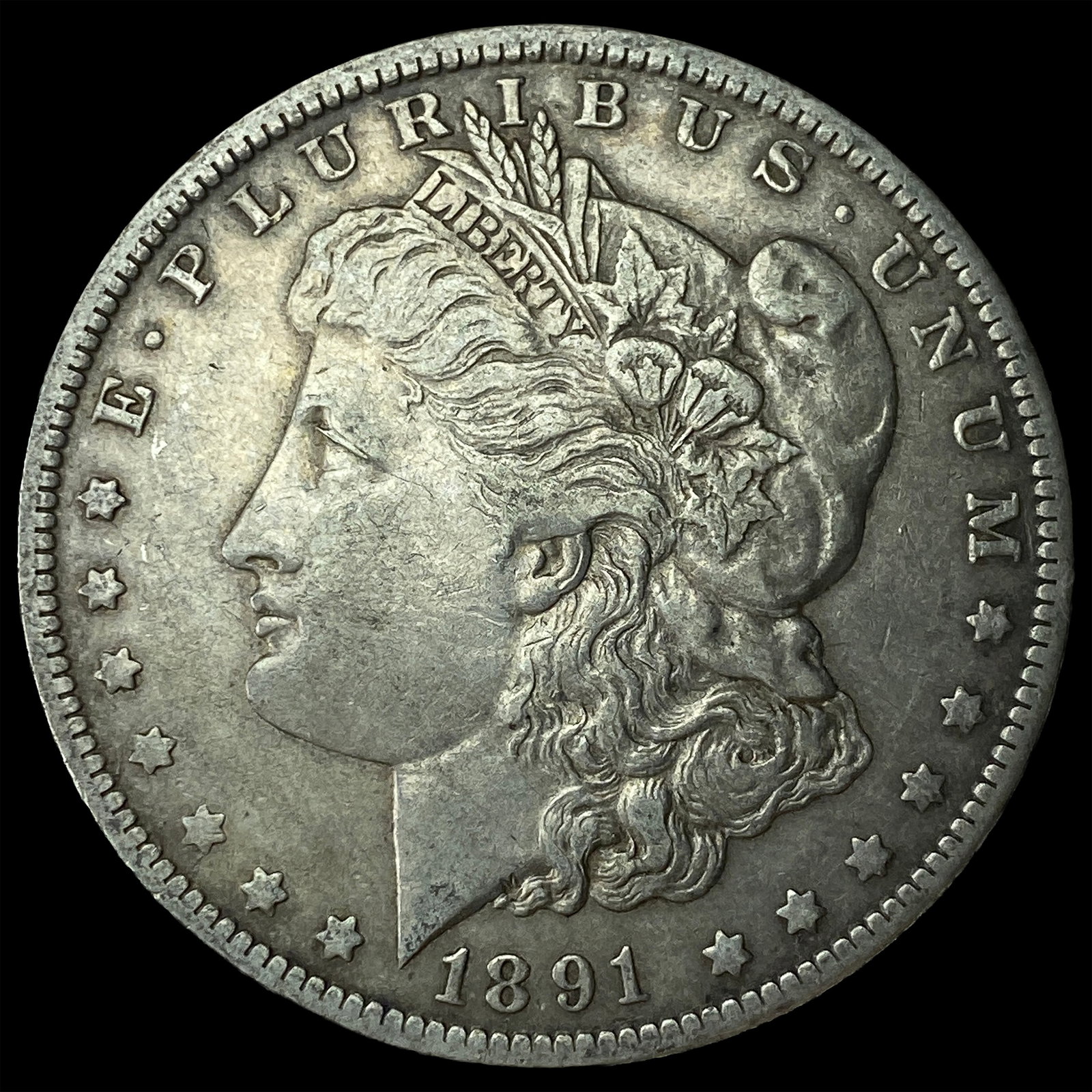 1891-O Silver Morgan Dollar NEARLY UNCIRCULATED: 1891-O Silver Morgan Dollar NEARLY UNCIRCULATED