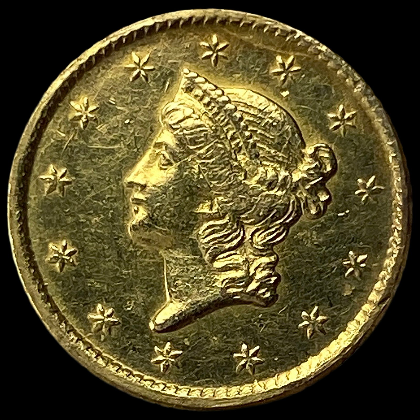 1851 Gold $1 Liberty Head Type 1 UNCIRCULATED: 1851 Gold $1 Liberty Head Type 1 UNCIRCULATED