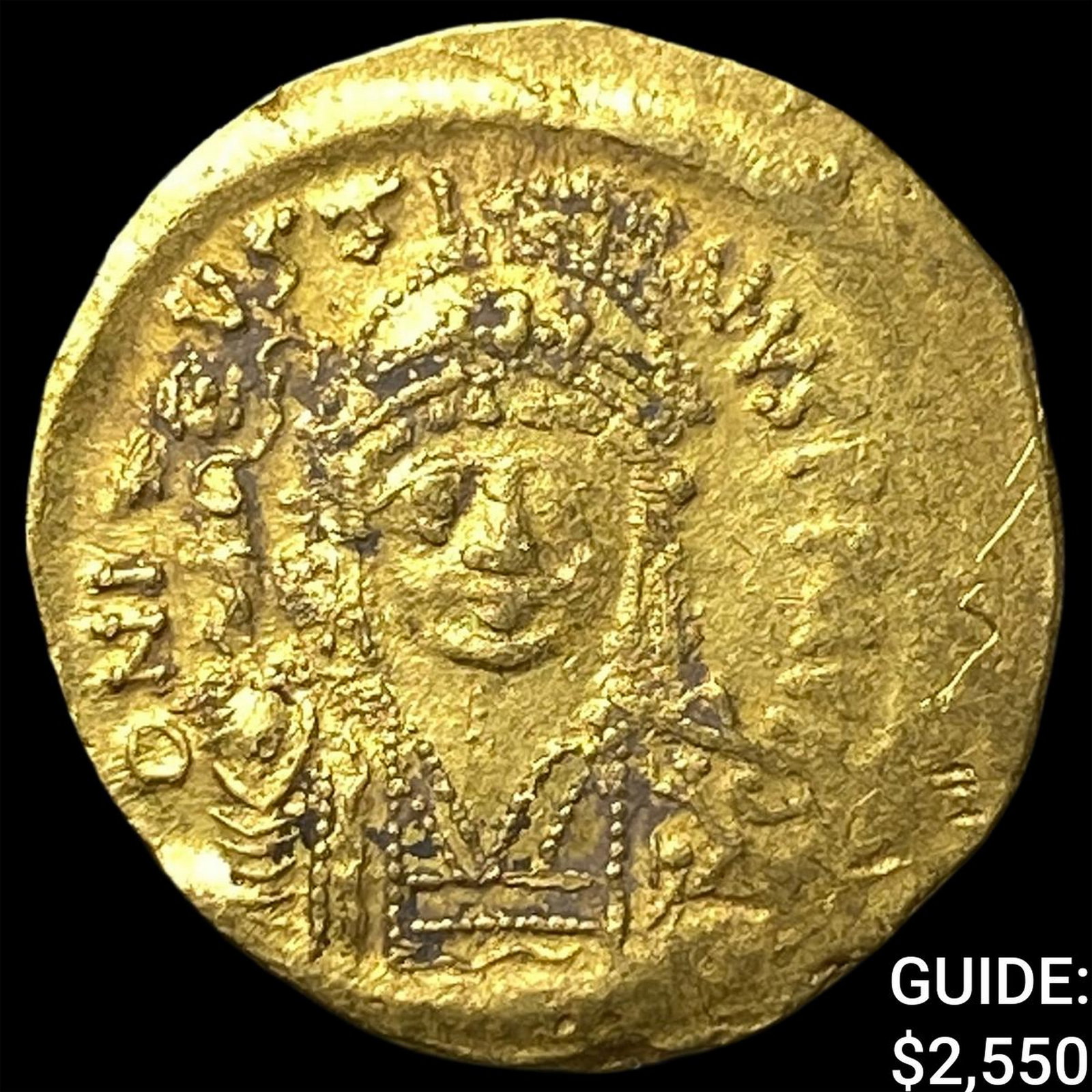 Byzantine Justin II 565-578 AD Gold Solidus: Byzantine Justin II 565-578 AD Gold Solidus