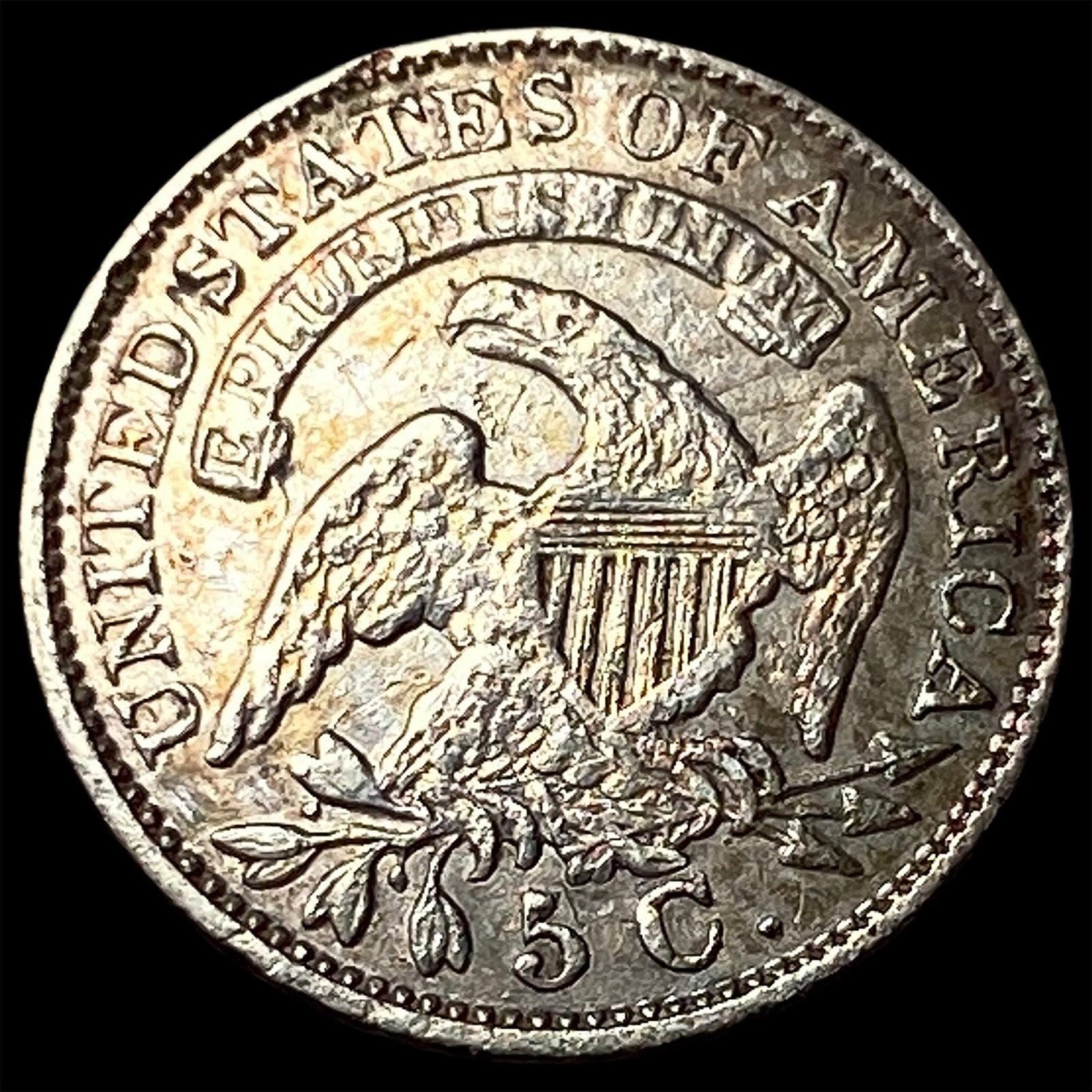 1832 Capped Bust Half Dime CLOSELY UNCIRCULATED - 2