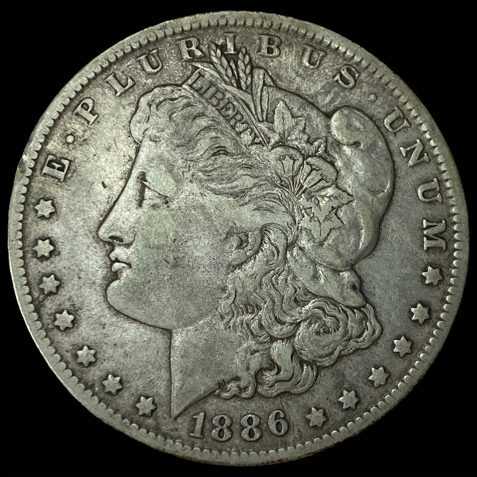 1886-O Silver Morgan Dollar LIGHTLY CIRCULATED: 1886-O Silver Morgan Dollar LIGHTLY CIRCULATED