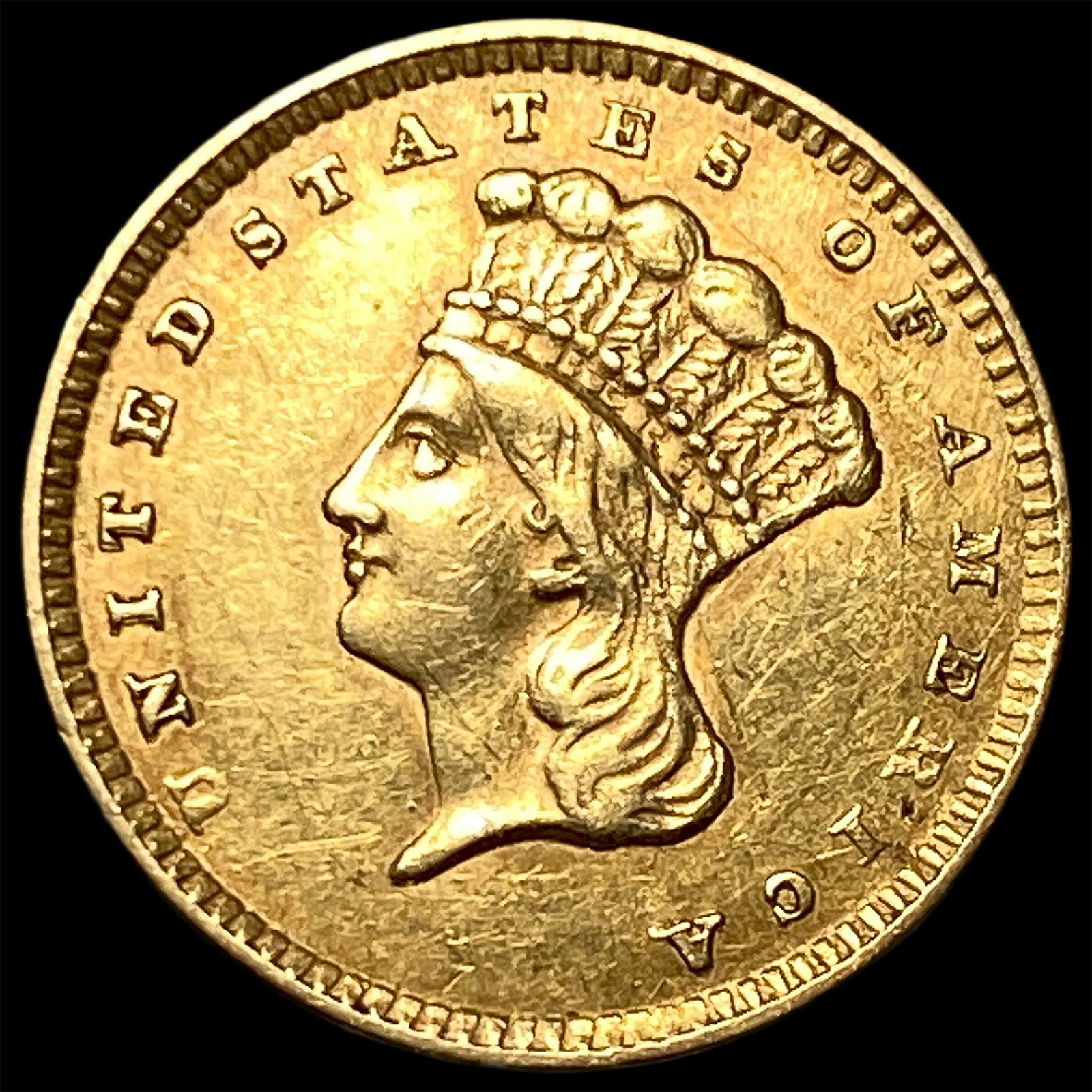 1856 Gold $1 Indian Head Type 3 UNCIRCULATED: 1856 Gold $1 Indian Head Type 3 UNCIRCULATED