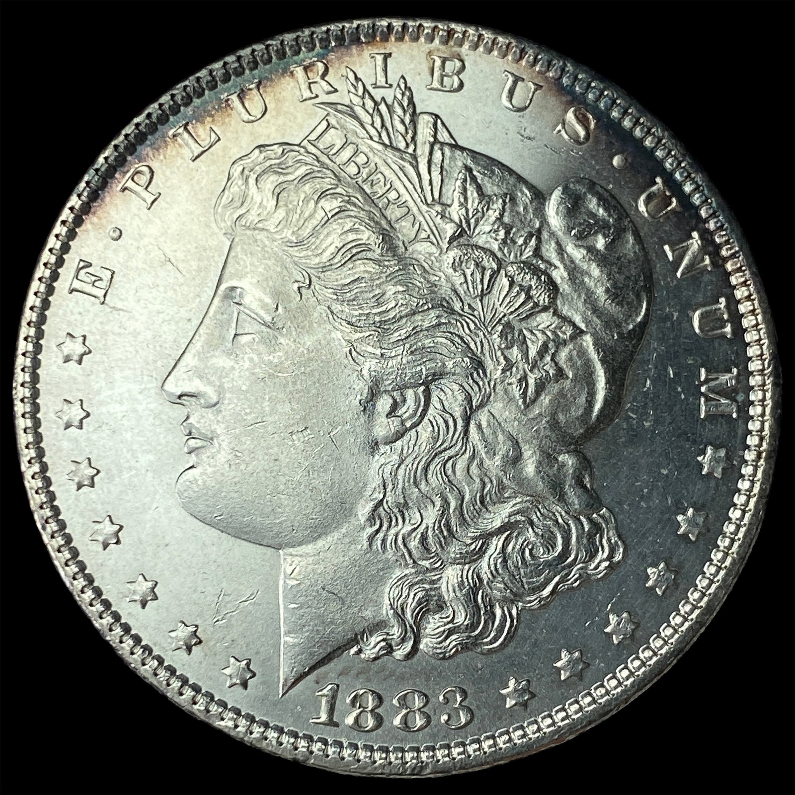 1883 Morgan Silver Dollar NEARLY UNCIRCULATED: 1883 Morgan Silver Dollar NEARLY UNCIRCULATED