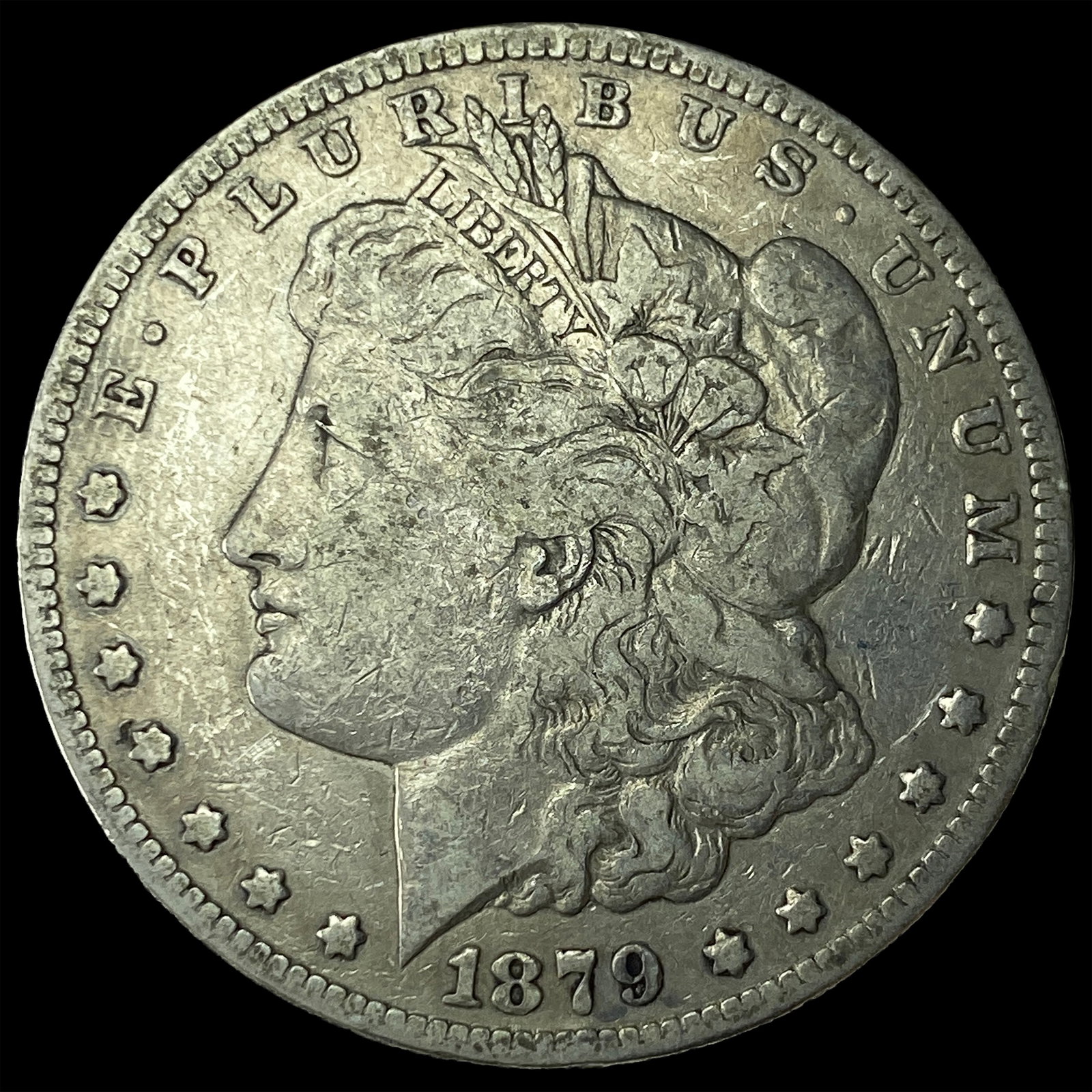 1879-S Rev 78 Silver Morgan Dollar NICELY CIRCULATED: 1879-S Rev 78 Silver Morgan Dollar NICELY CIRCULATED