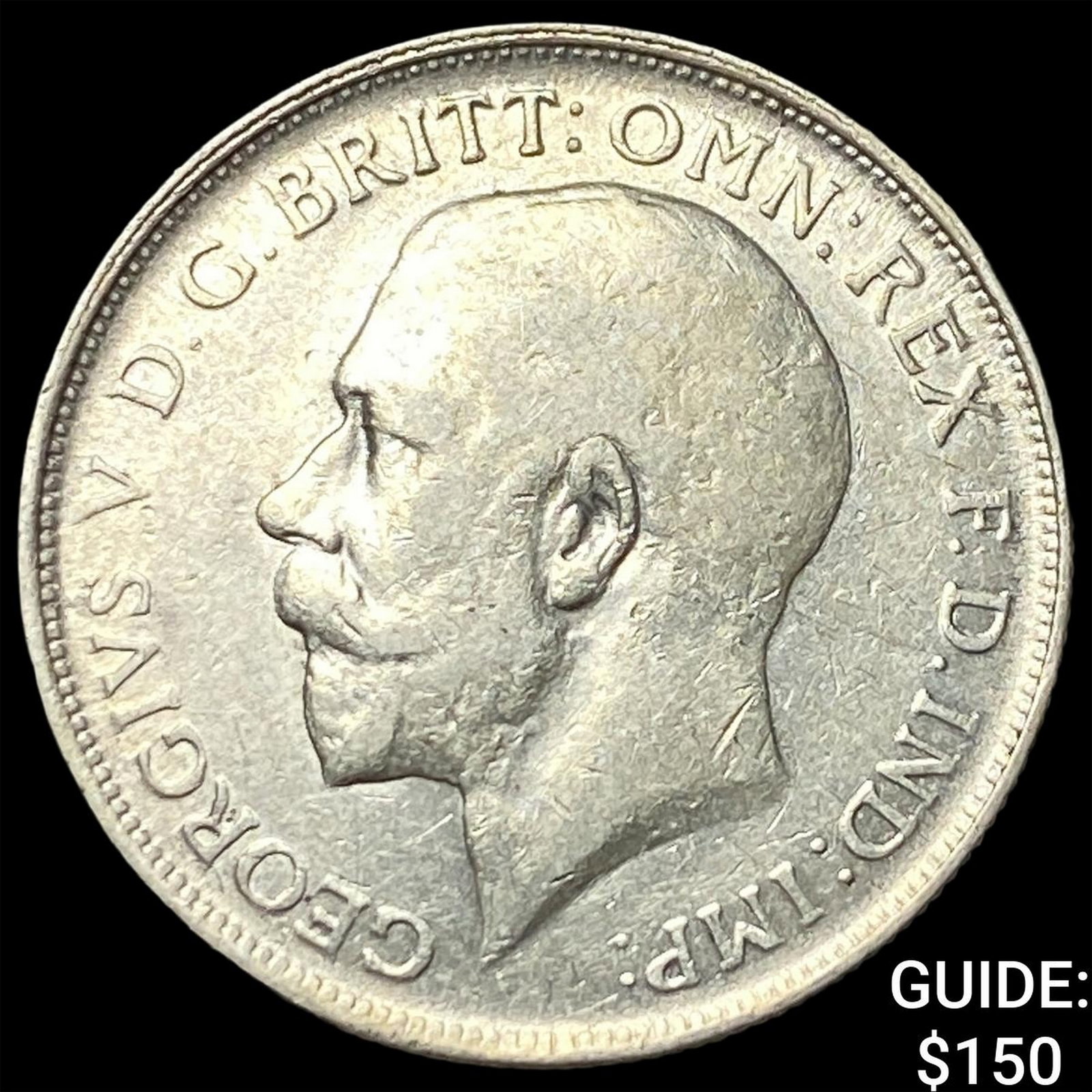 1916 Great Britain Silver Florin: 1916 Great Britain Silver Florin