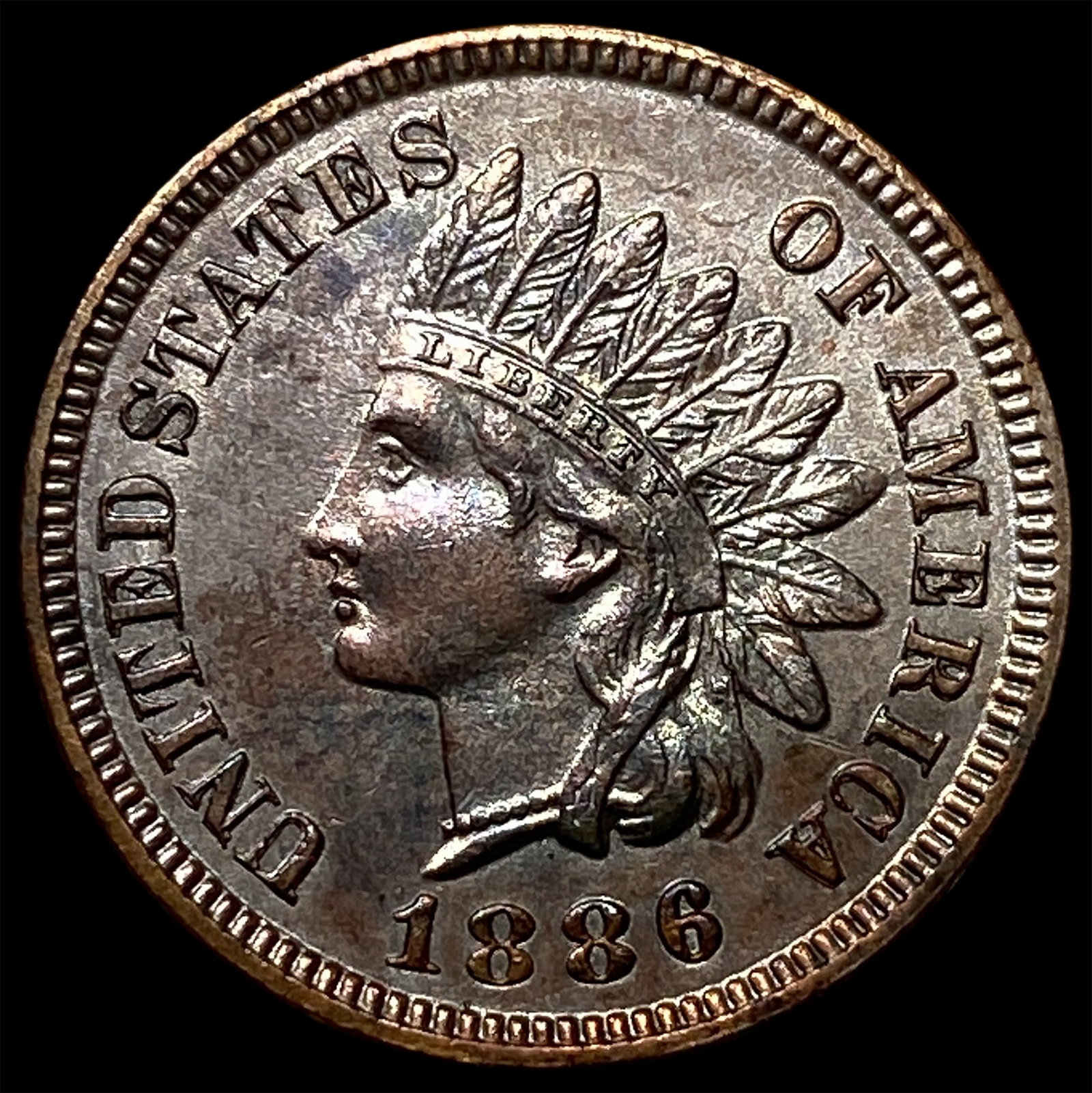 1886 Indian Head Cent CHOICE BU: 1886 Indian Head Cent CHOICE BU