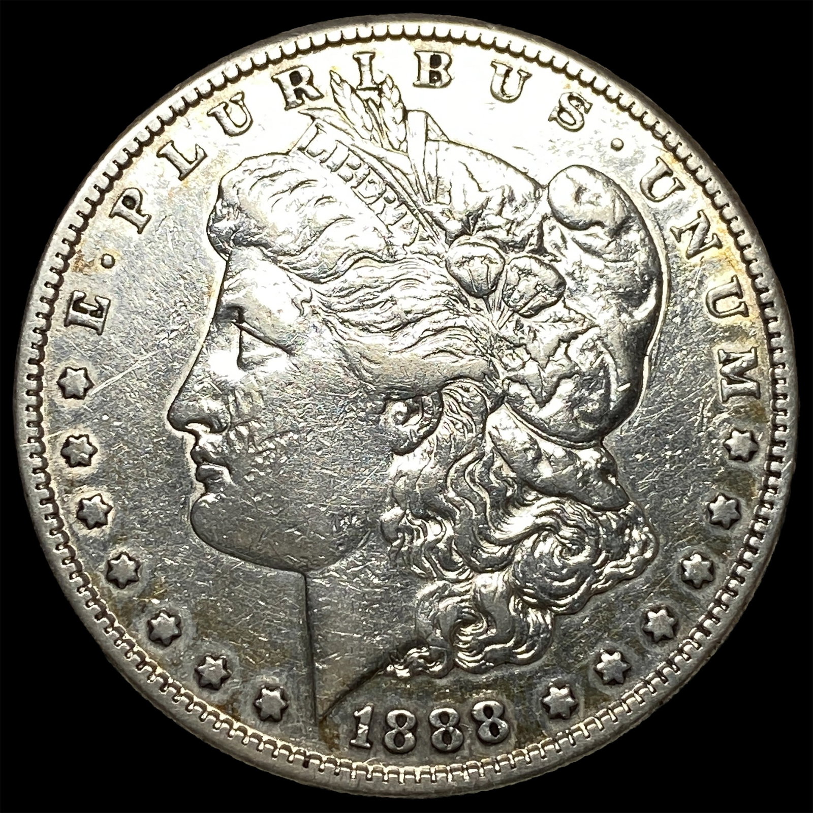 1888-S Silver Morgan Dollar NEARLY UNCIRCULATED: 1888-S Silver Morgan Dollar NEARLY UNCIRCULATED