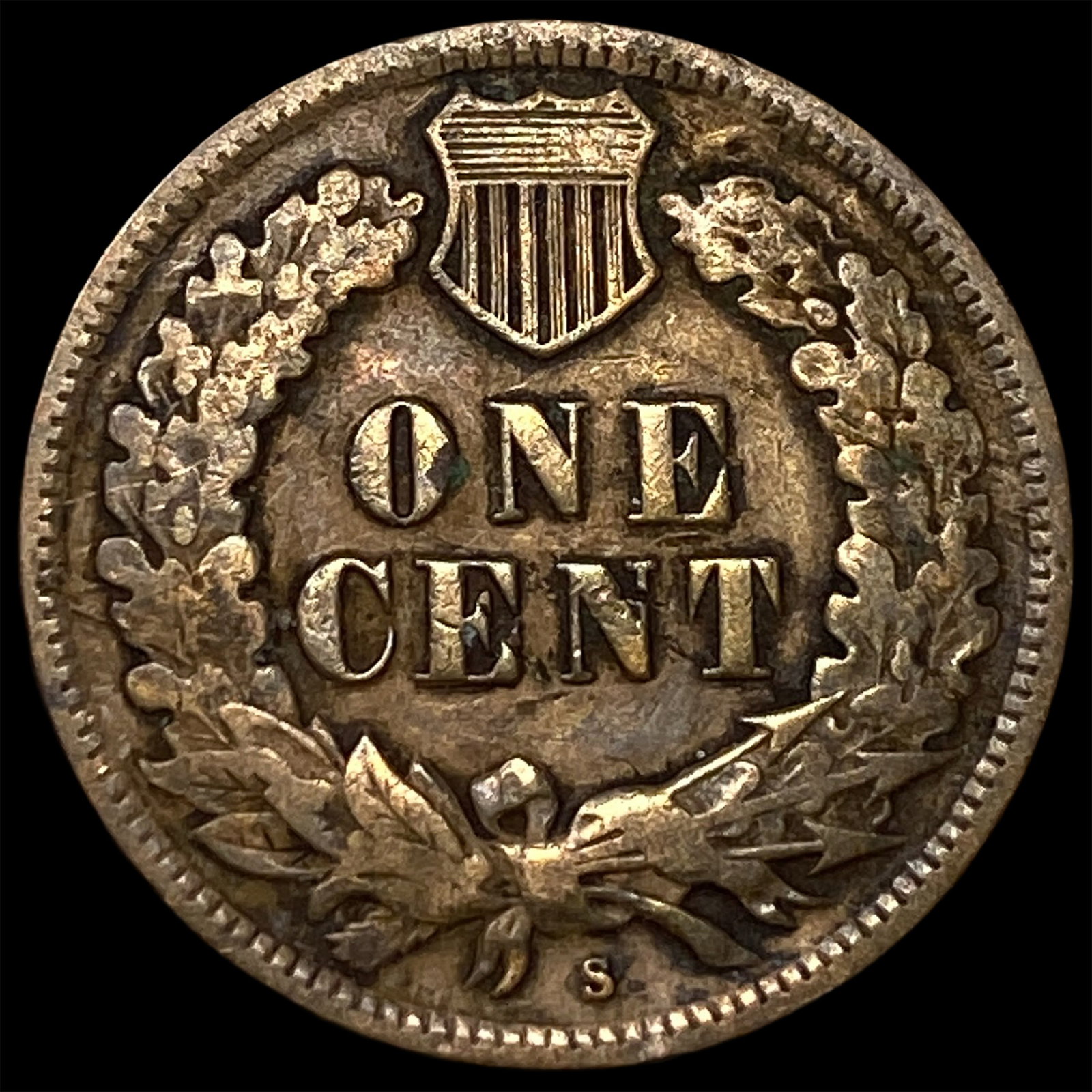 1908-S Indian Head Cent LIGHTLY CIRCULATED - 2