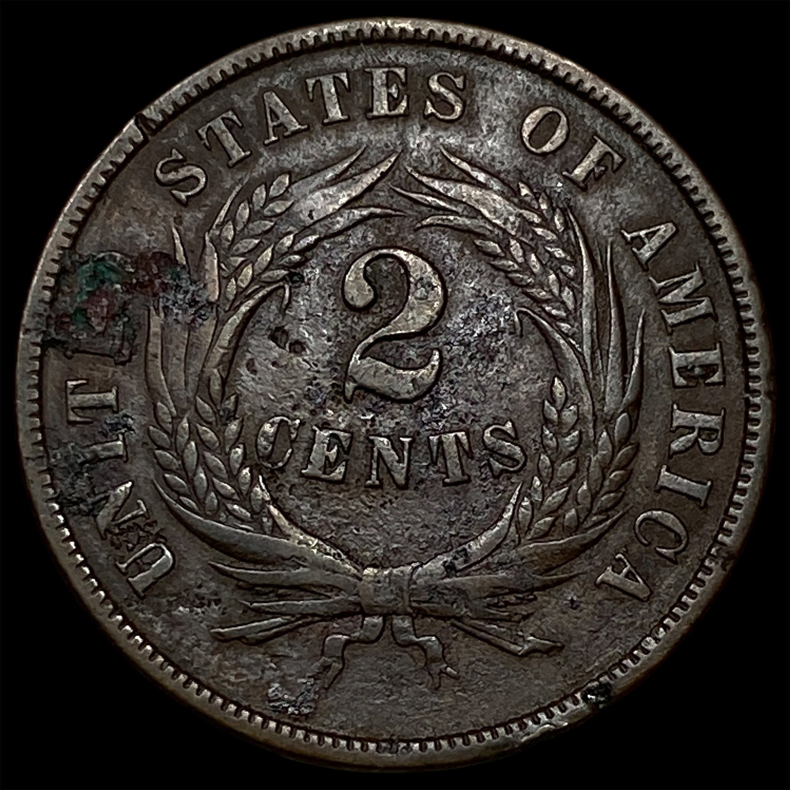 1864 Two-Cent Piece CLOSELY UNCIRCULATED - 2