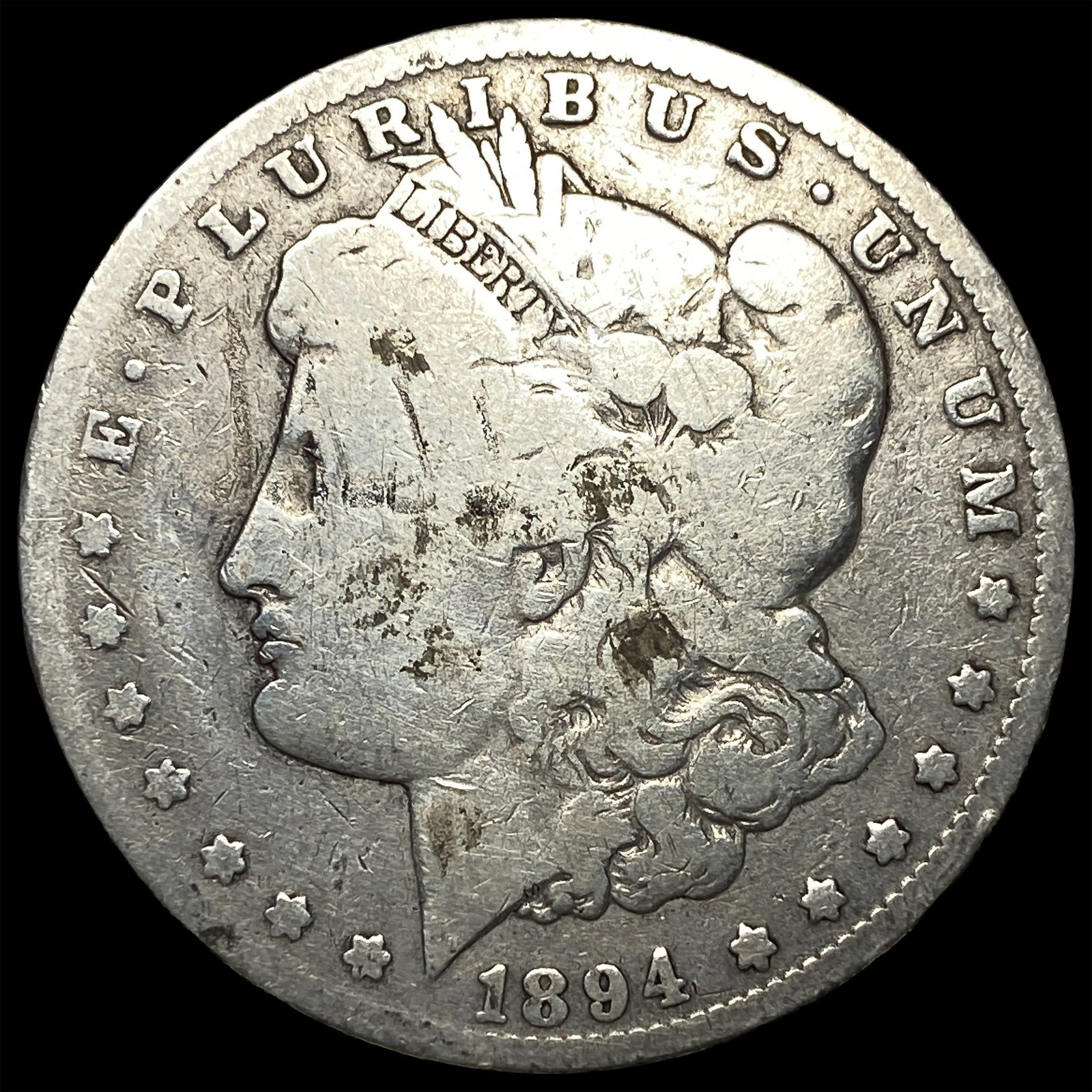 1894-O Silver Morgan Dollar GEM BU: 1894-O Silver Morgan Dollar GEM BU