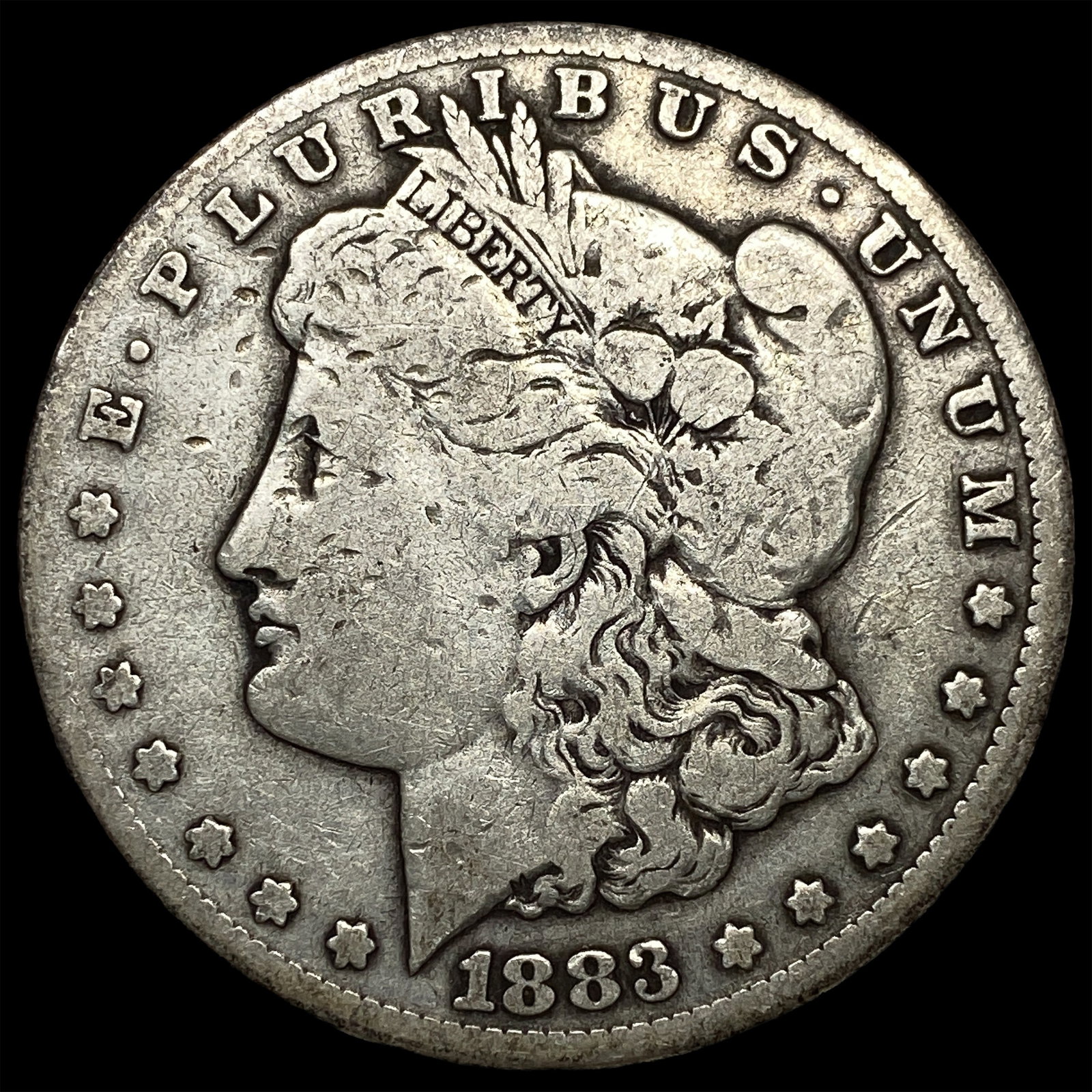 1883-CC Silver Morgan Dollar NICELY CIRCULATED: 1883-CC Silver Morgan Dollar NICELY CIRCULATED