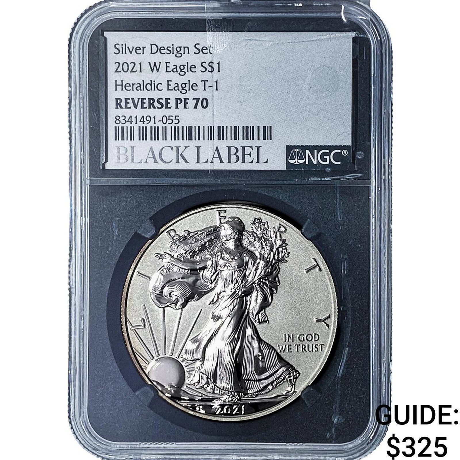 2021W Silver Eagle NGC REV PF70 Heraldic Eagle T-1 (1 of 2)