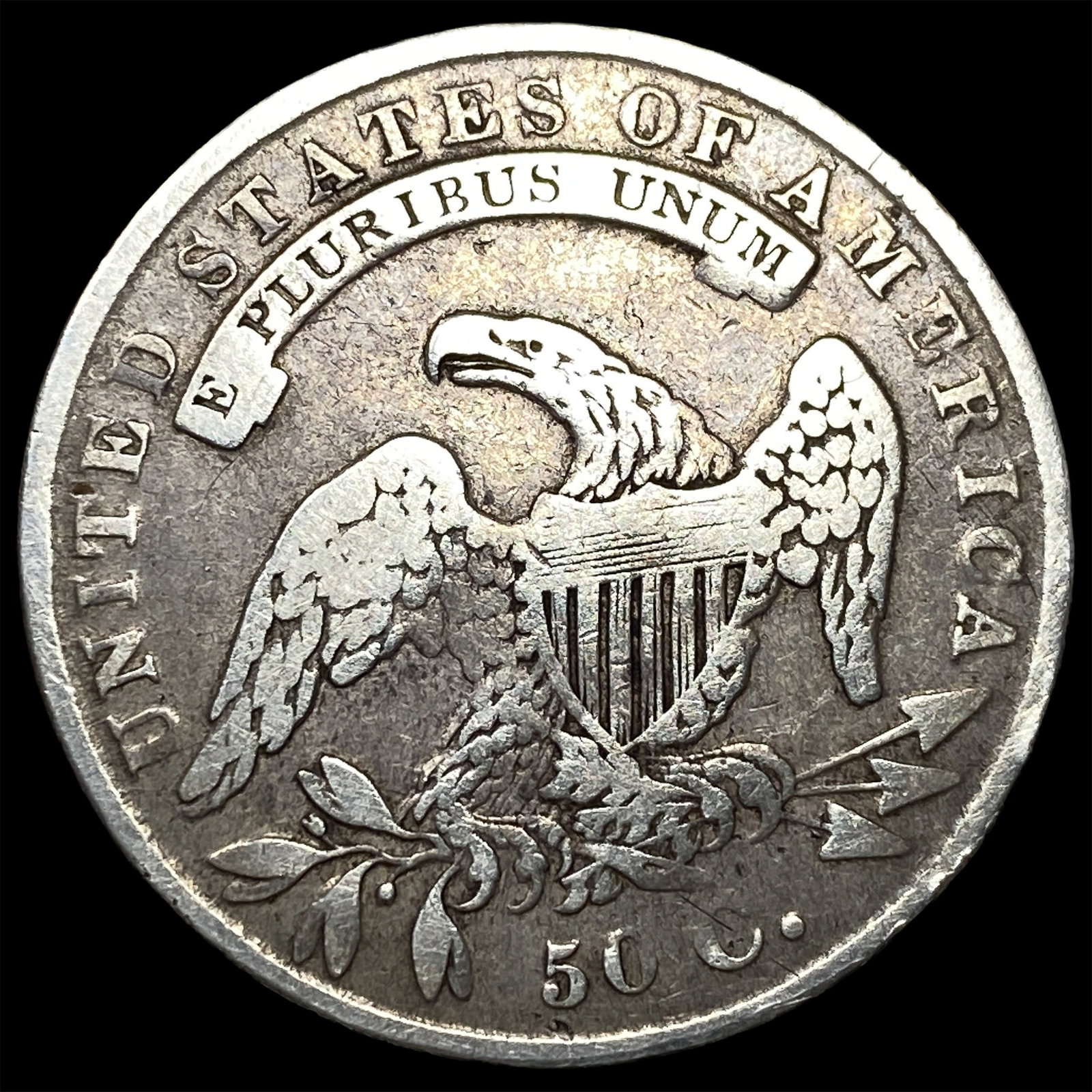 1834 Capped Bust Half Dollar LIGHTLY CIRCULATED - 2