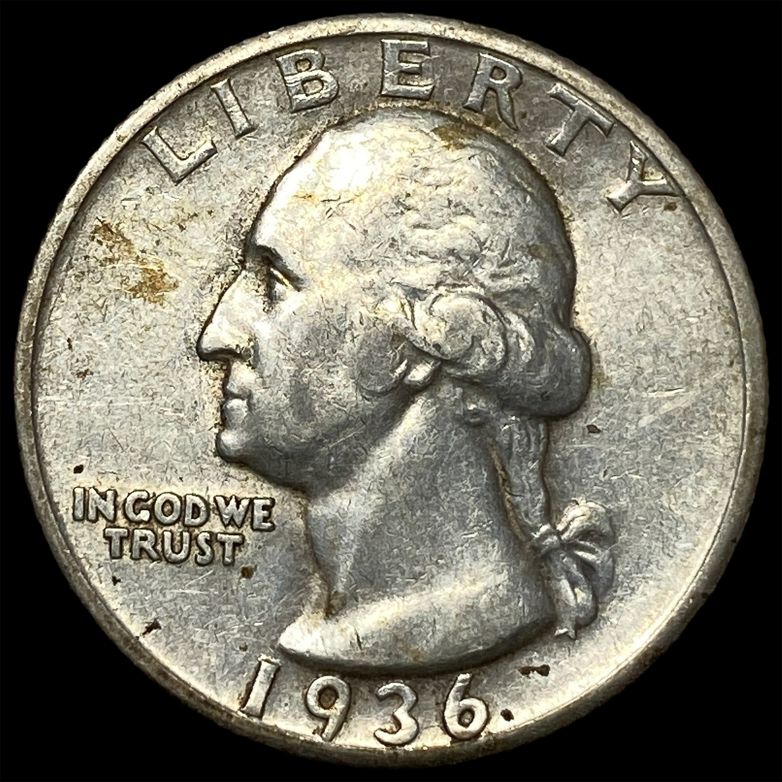 1936-S Silver Washington Quarter CHOICE BU: 1936-S Silver Washington Quarter CHOICE BU