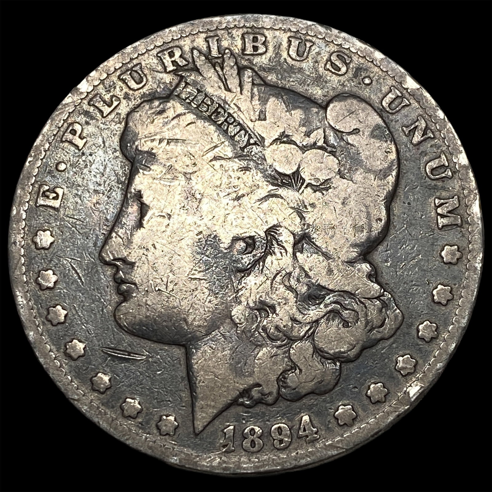 1894-O Silver Morgan Dollar LIGHTLY CIRCULATED: 1894-O Silver Morgan Dollar LIGHTLY CIRCULATED
