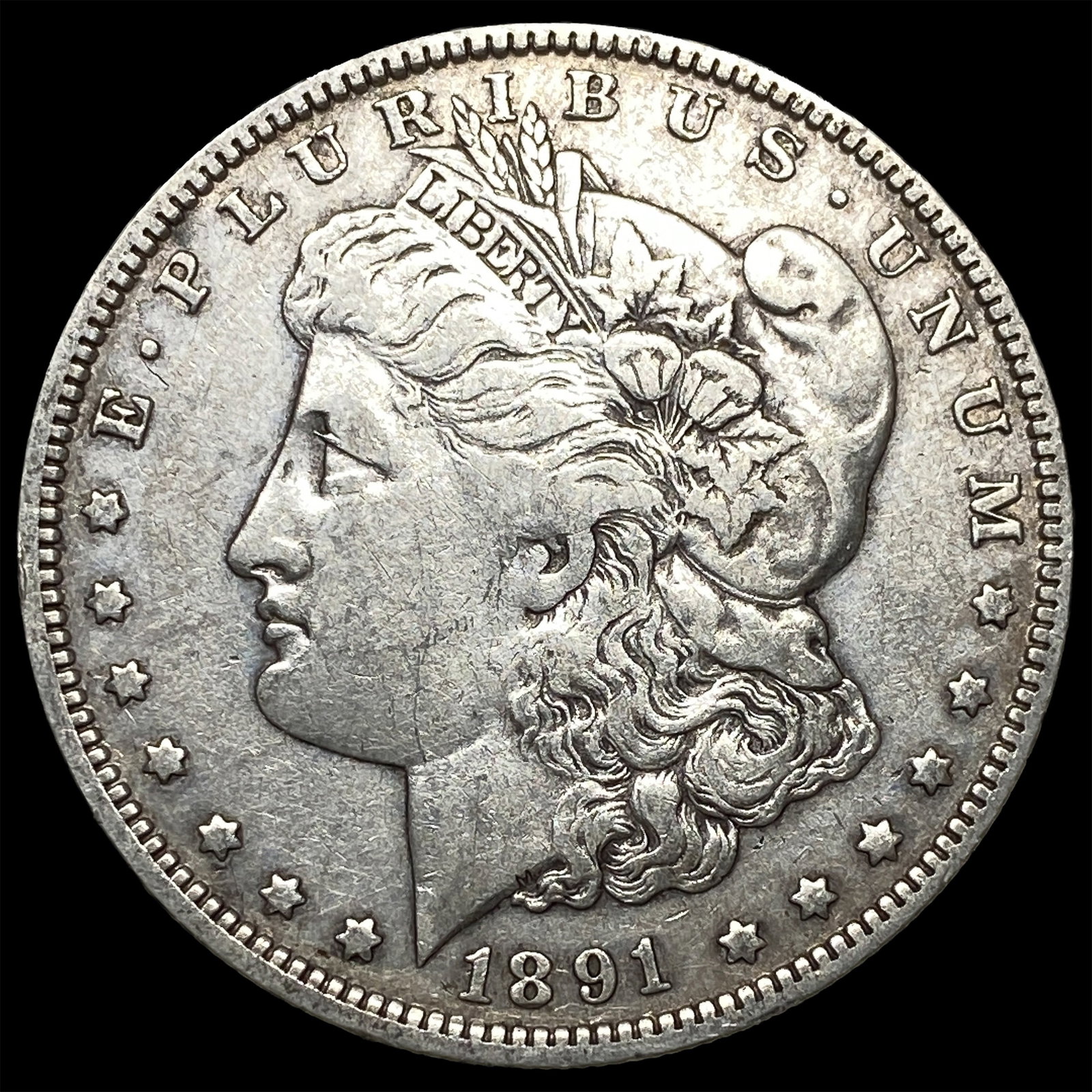 1891-O Silver Morgan Dollar LIGHTLY CIRCULATED: 1891-O Silver Morgan Dollar LIGHTLY CIRCULATED