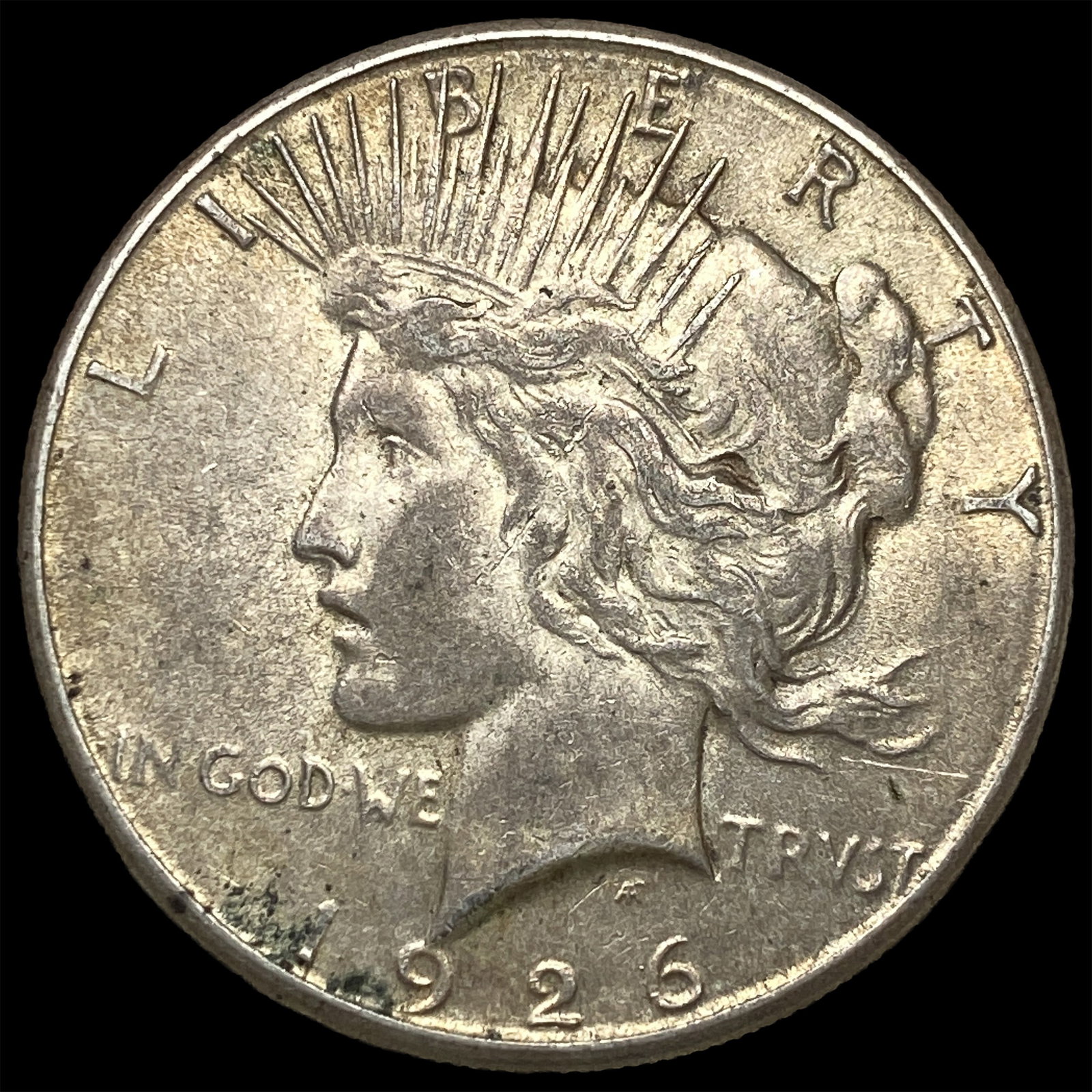 1926-S Silver Peace Dollar CLOSELY UNCIRCULATED: 1926-S Silver Peace Dollar CLOSELY UNCIRCULATED
