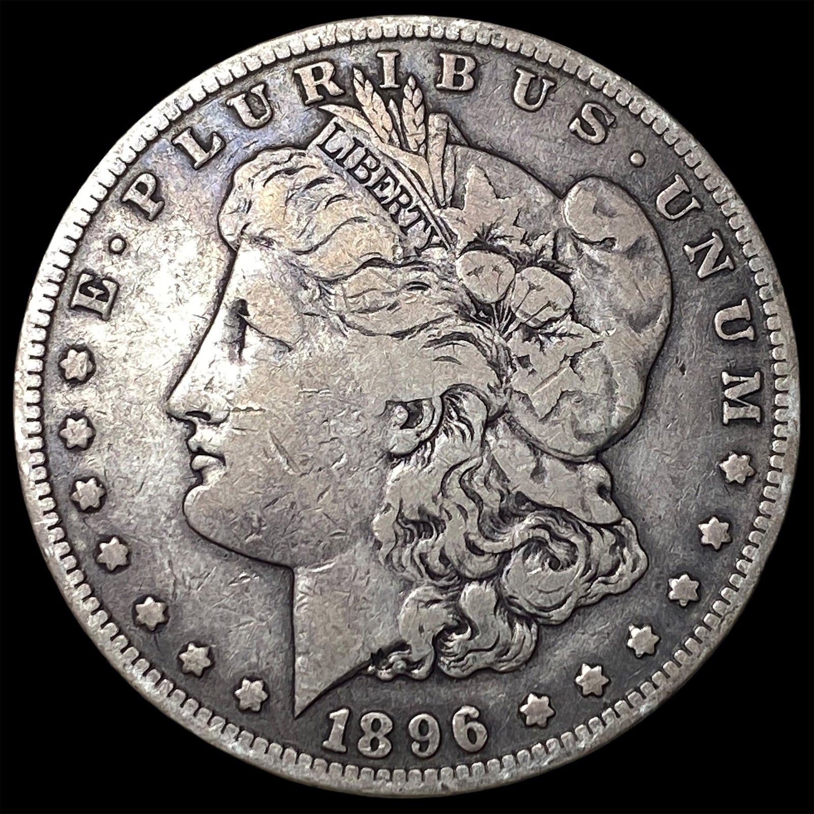 1896-S Silver Morgan Dollar NEARLY UNCIRCULATED: 1896-S Silver Morgan Dollar NEARLY UNCIRCULATED
