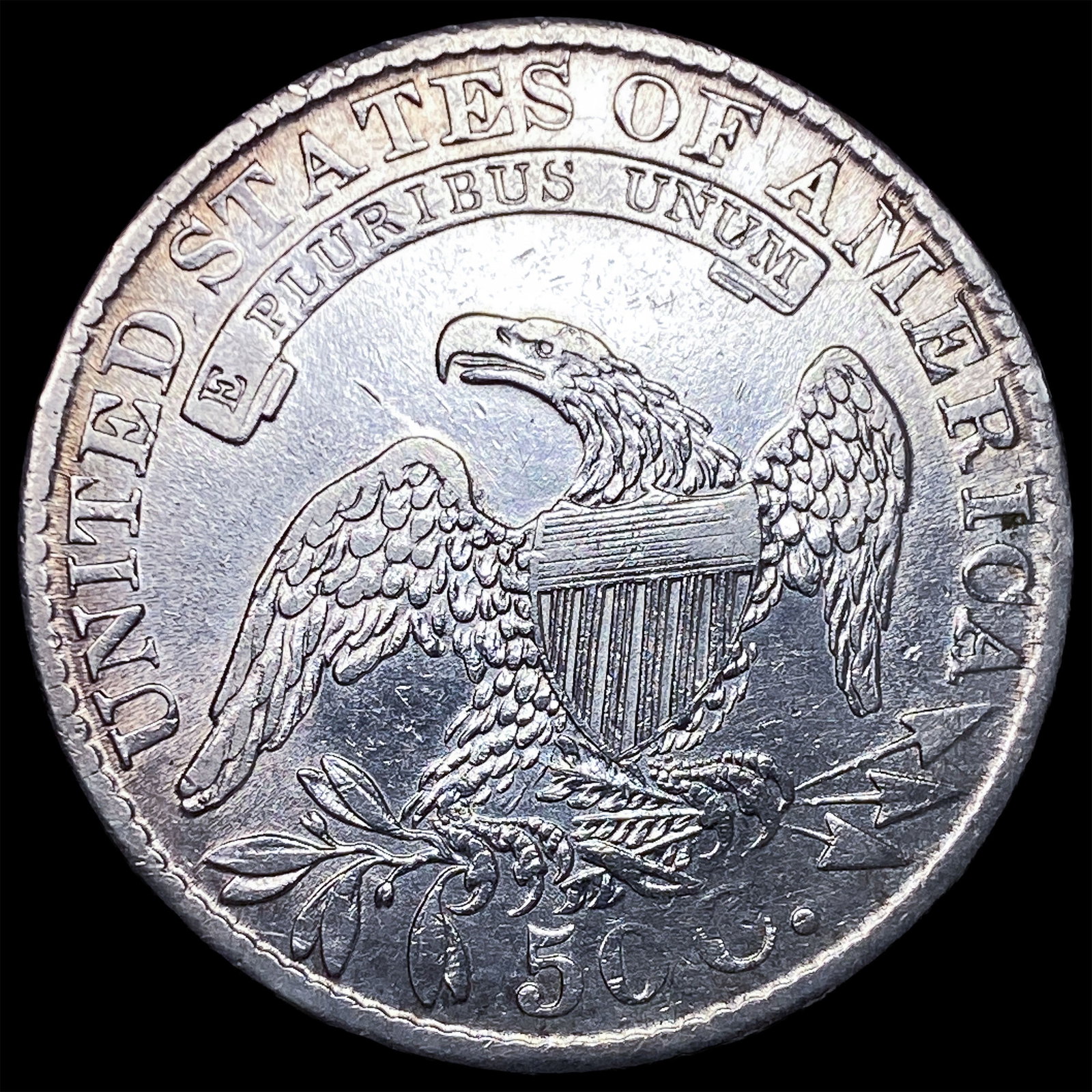 1829 Capped Bust Half Dollar CLOSELY UNCIRCULATED - 2
