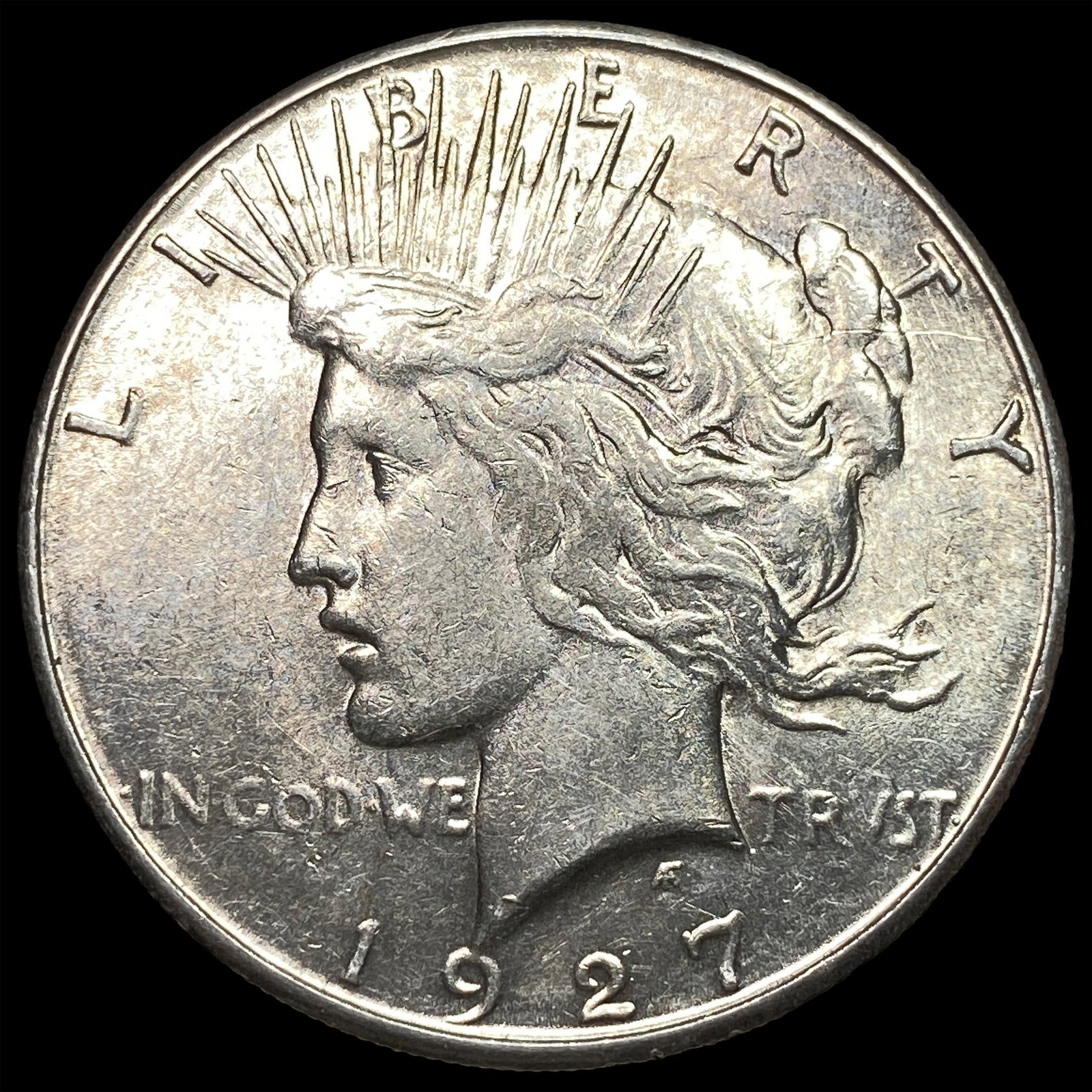 1927-S Silver Peace Dollar CLOSELY UNCIRCULATED: 1927-S Silver Peace Dollar CLOSELY UNCIRCULATED