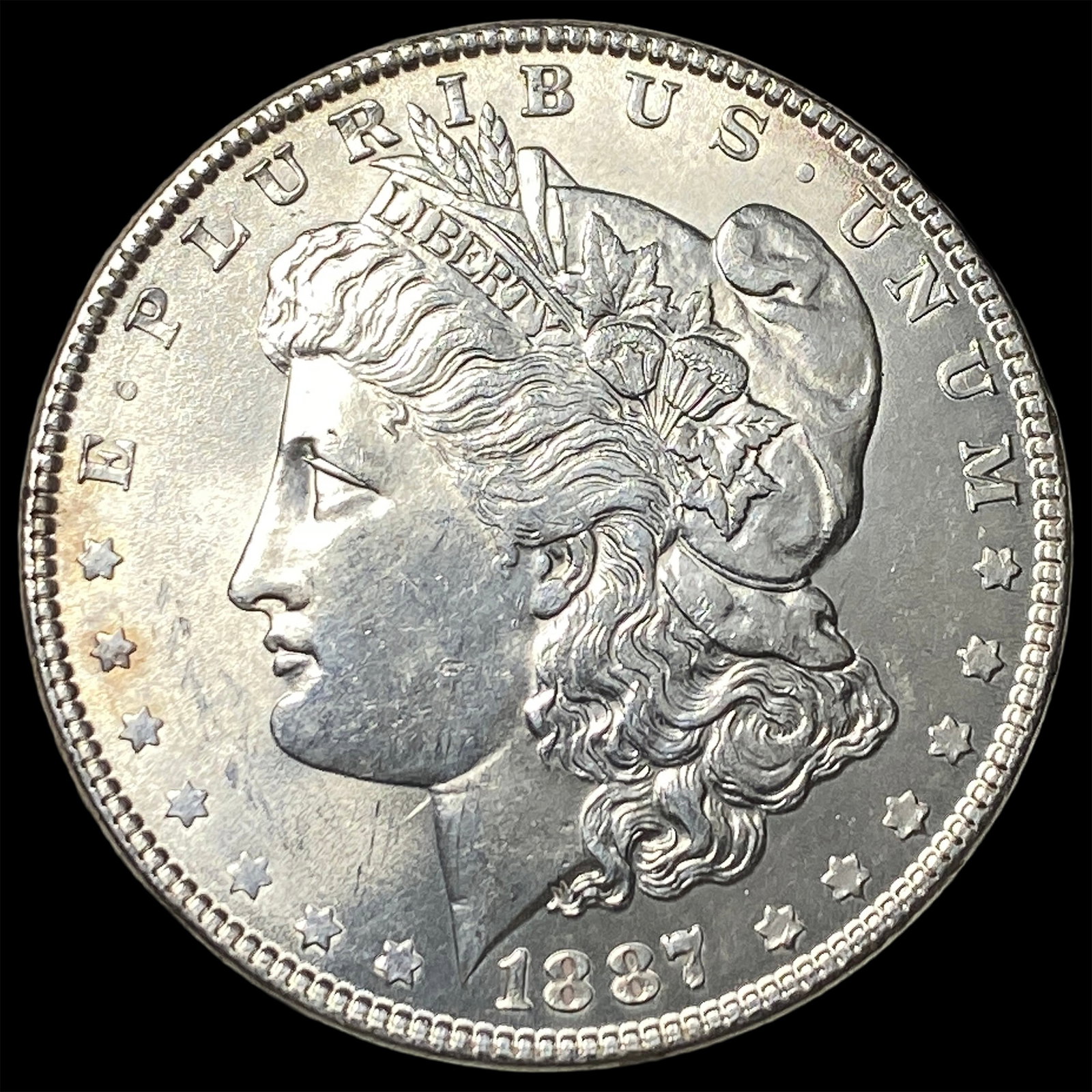 1887 Silver Morgan Dollar CHOICE BU: 1887 Silver Morgan Dollar CHOICE BU