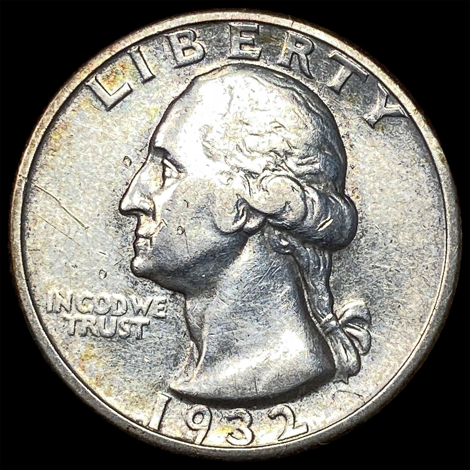 1932-S Silver Washington Quarter CLOSELY UNCIRCULATED: 1932-S Silver Washington Quarter CLOSELY UNCIRCULATED