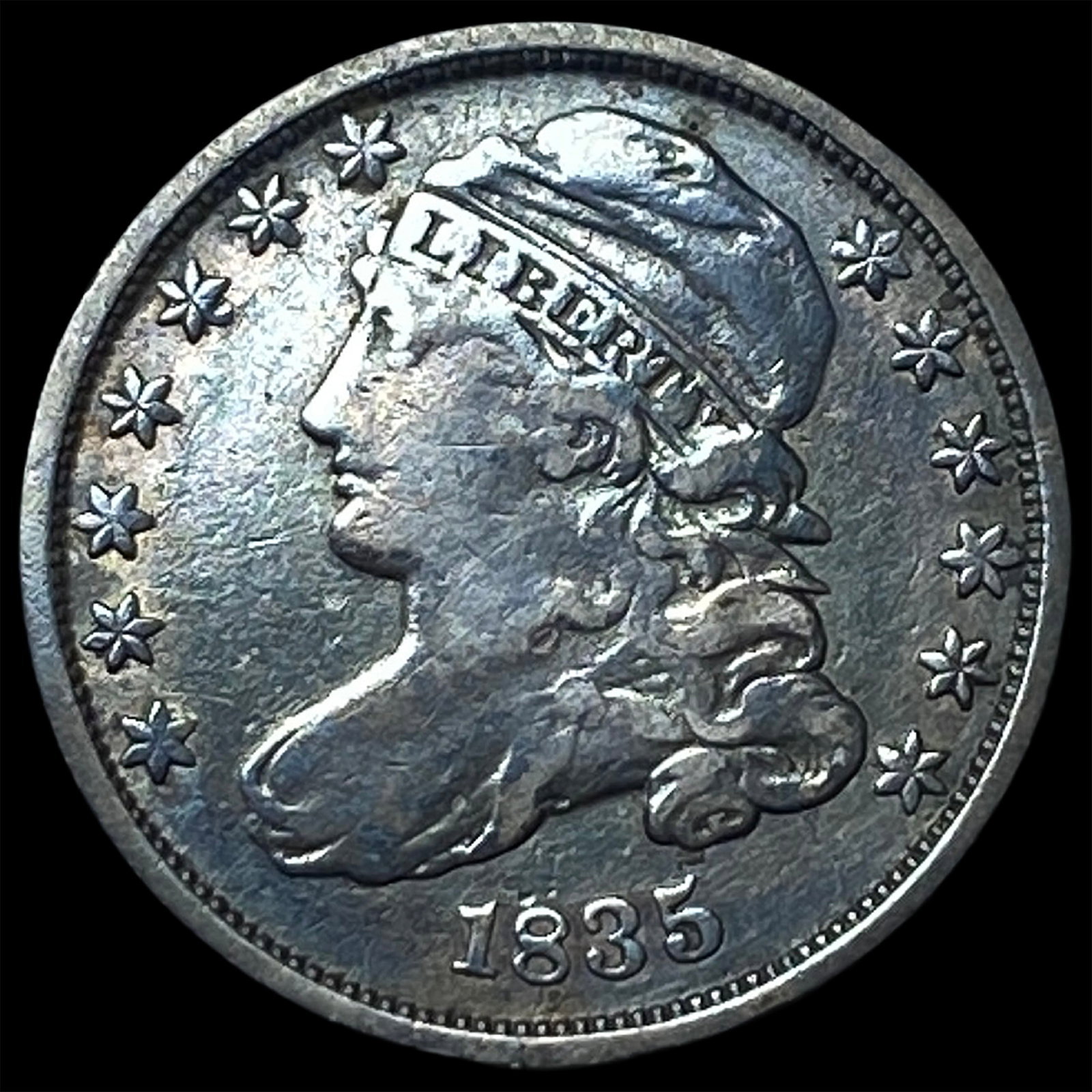1835 Capped Bust Dime LIGHTLY CIRCULATED: 1835 Capped Bust Dime LIGHTLY CIRCULATED