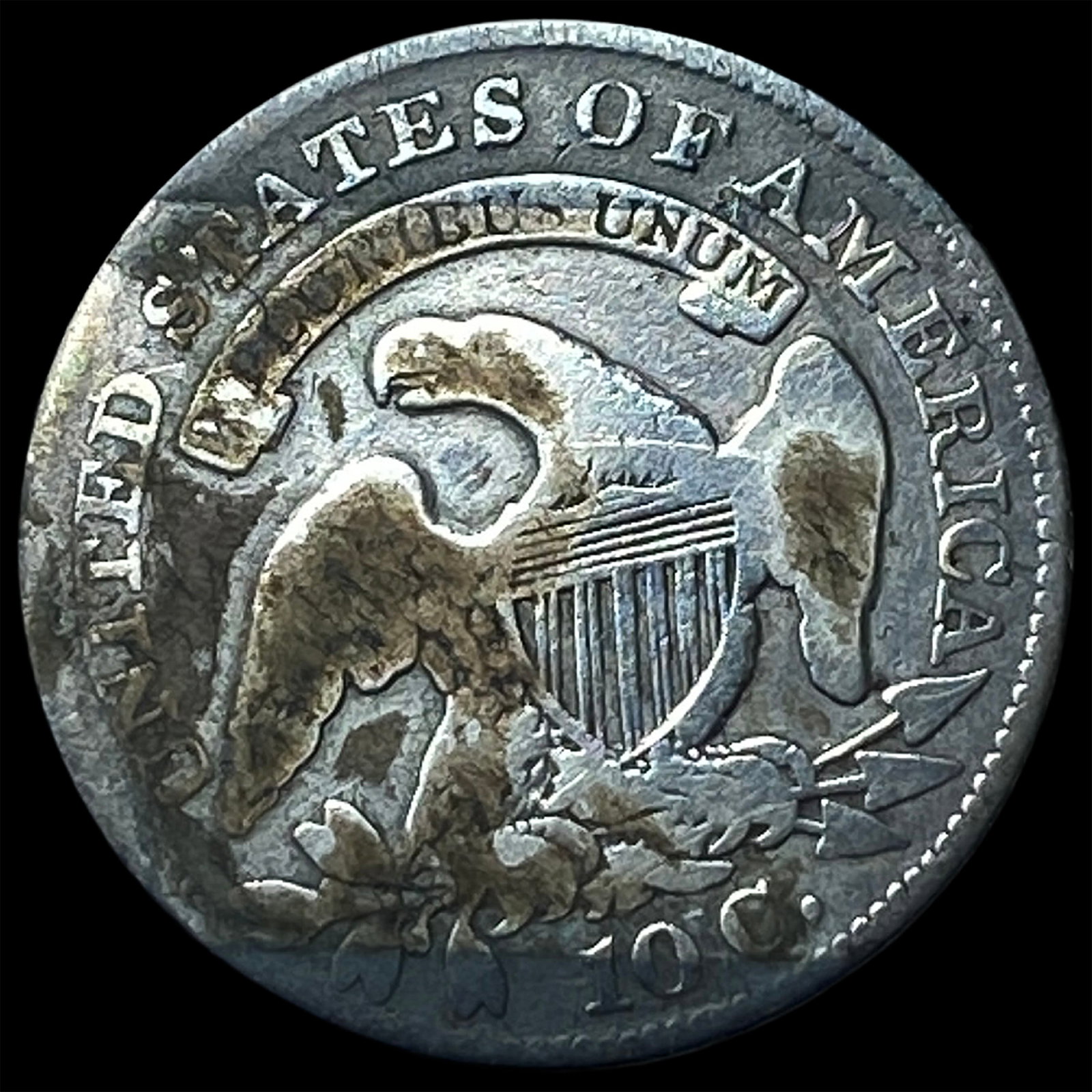 1835 Capped Bust Dime LIGHTLY CIRCULATED - 2