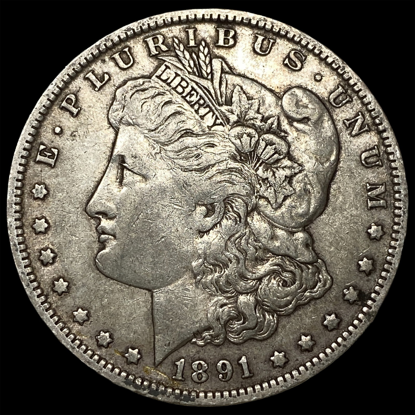 1891-O Silver Morgan Dollar LIGHTLY CIRCULATED: 1891-O Silver Morgan Dollar LIGHTLY CIRCULATED