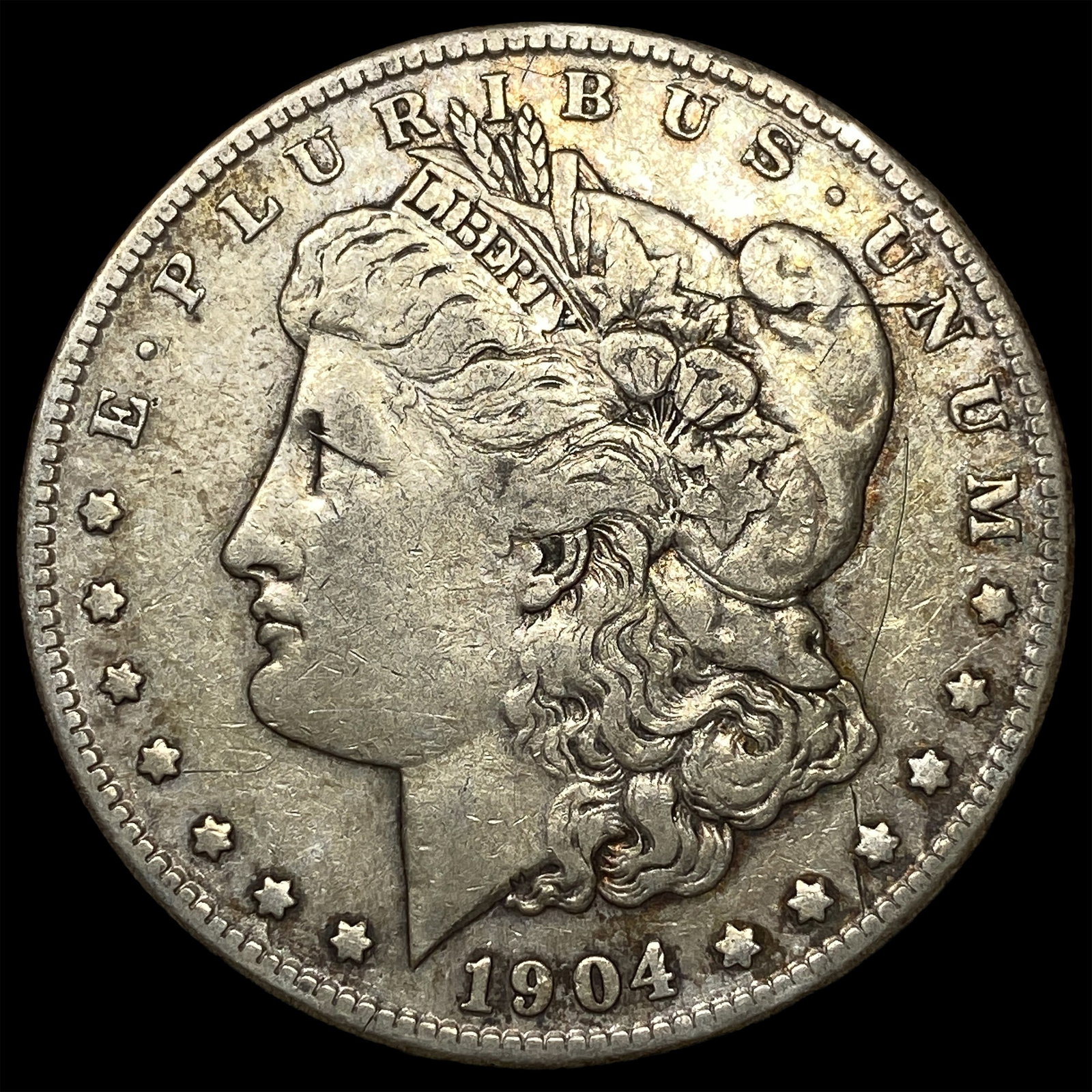 1904-S Silver Morgan Dollar NEARLY UNCIRCULATED: 1904-S Silver Morgan Dollar NEARLY UNCIRCULATED