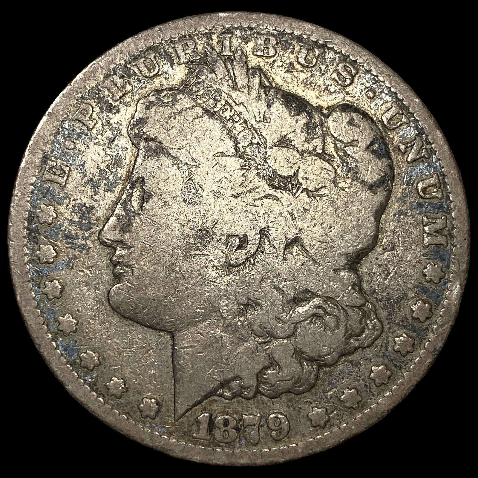 1879-CC Silver Morgan Dollar LIGHTLY CIRCULATED: 1879-CC Silver Morgan Dollar LIGHTLY CIRCULATED