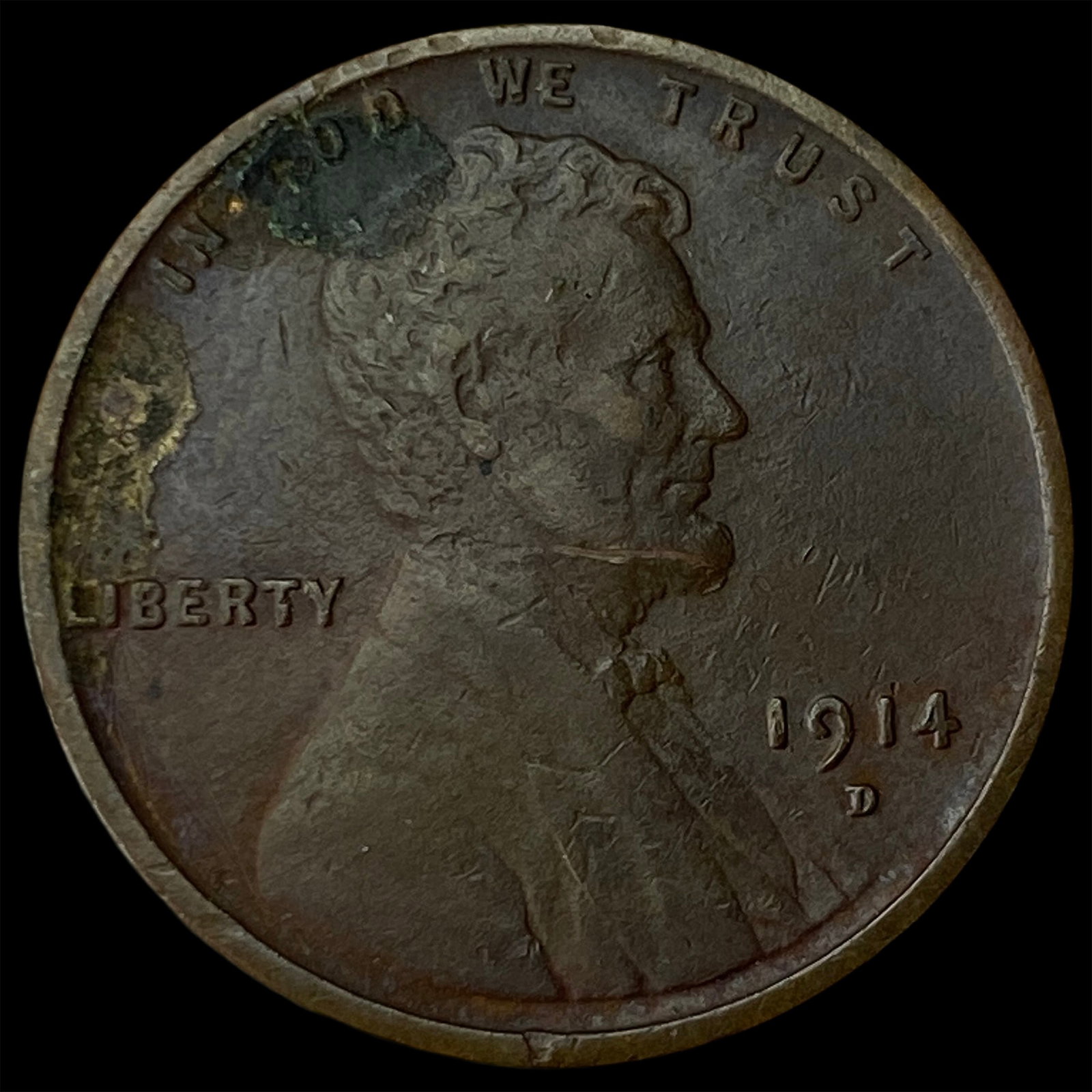 1914-D Lincoln Wheat Cent CLOSELY UNCIRCULATED: 1914-D Lincoln Wheat Cent CLOSELY UNCIRCULATED