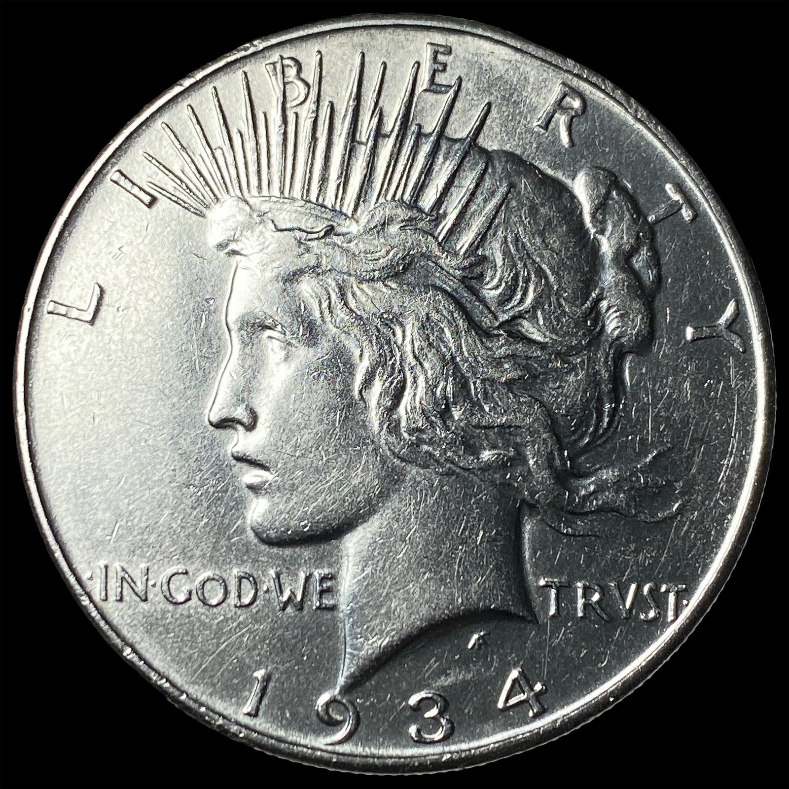 1934 Silver Peace Dollar UNCIRCULATED: 1934 Silver Peace Dollar UNCIRCULATED